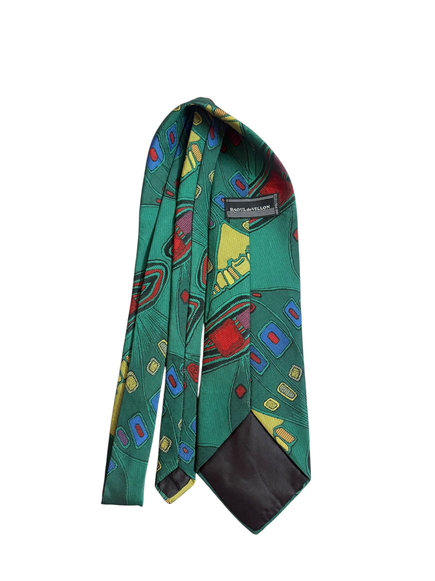 Raoul de villon Vintage Silk Tie