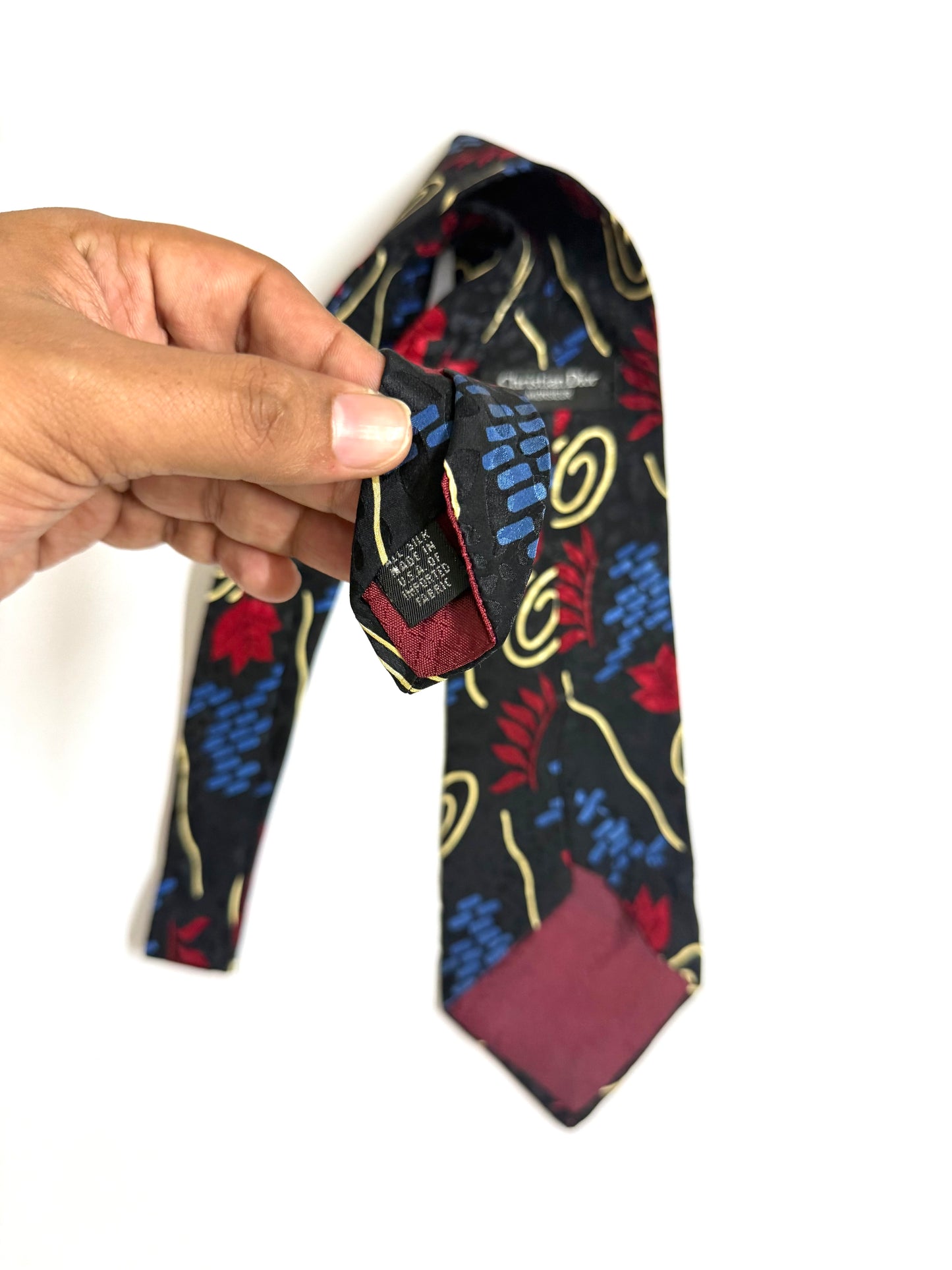 Christian Dior Vintage Silk Tie