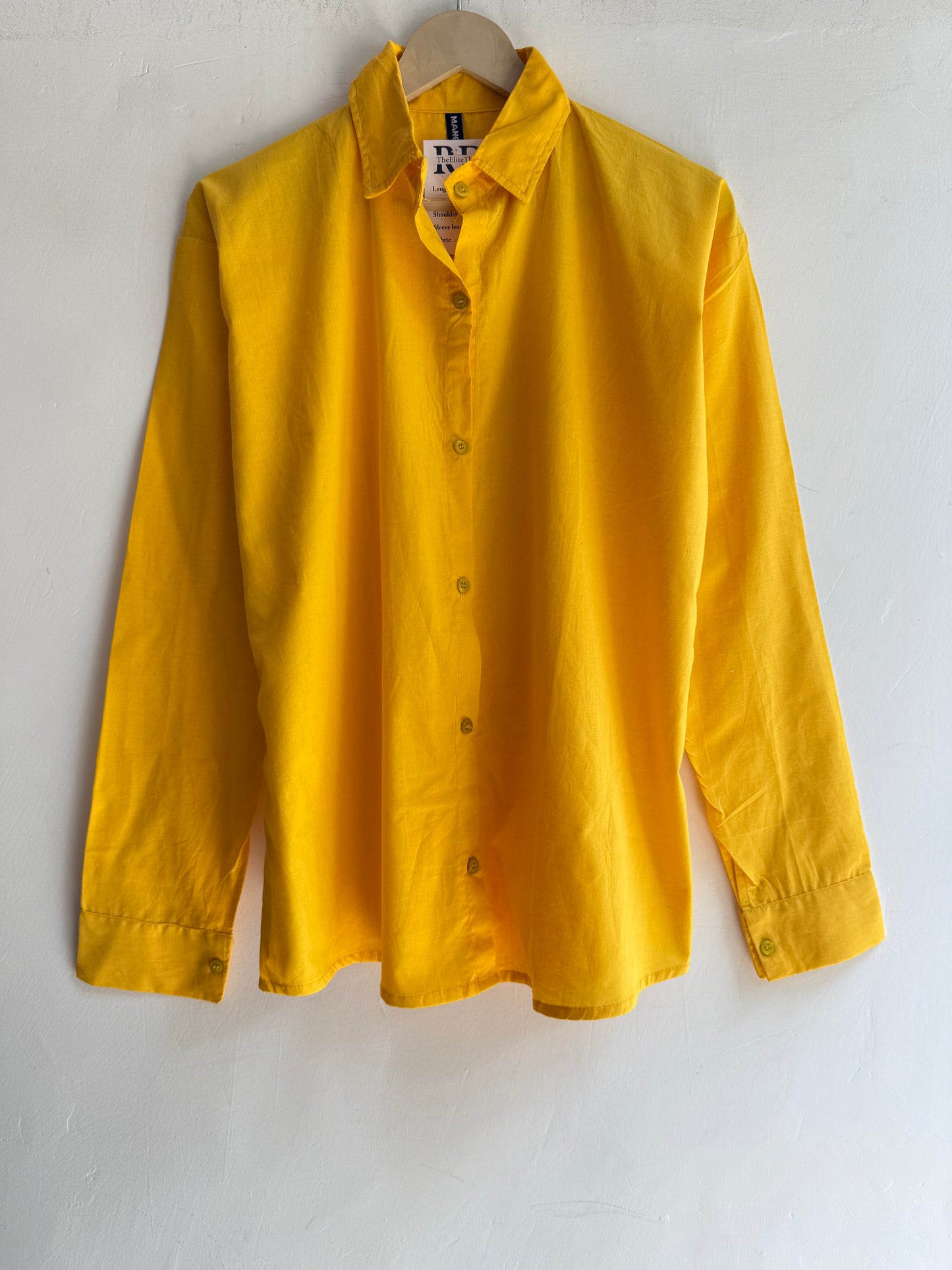 Solid Color Cotton Shirt
