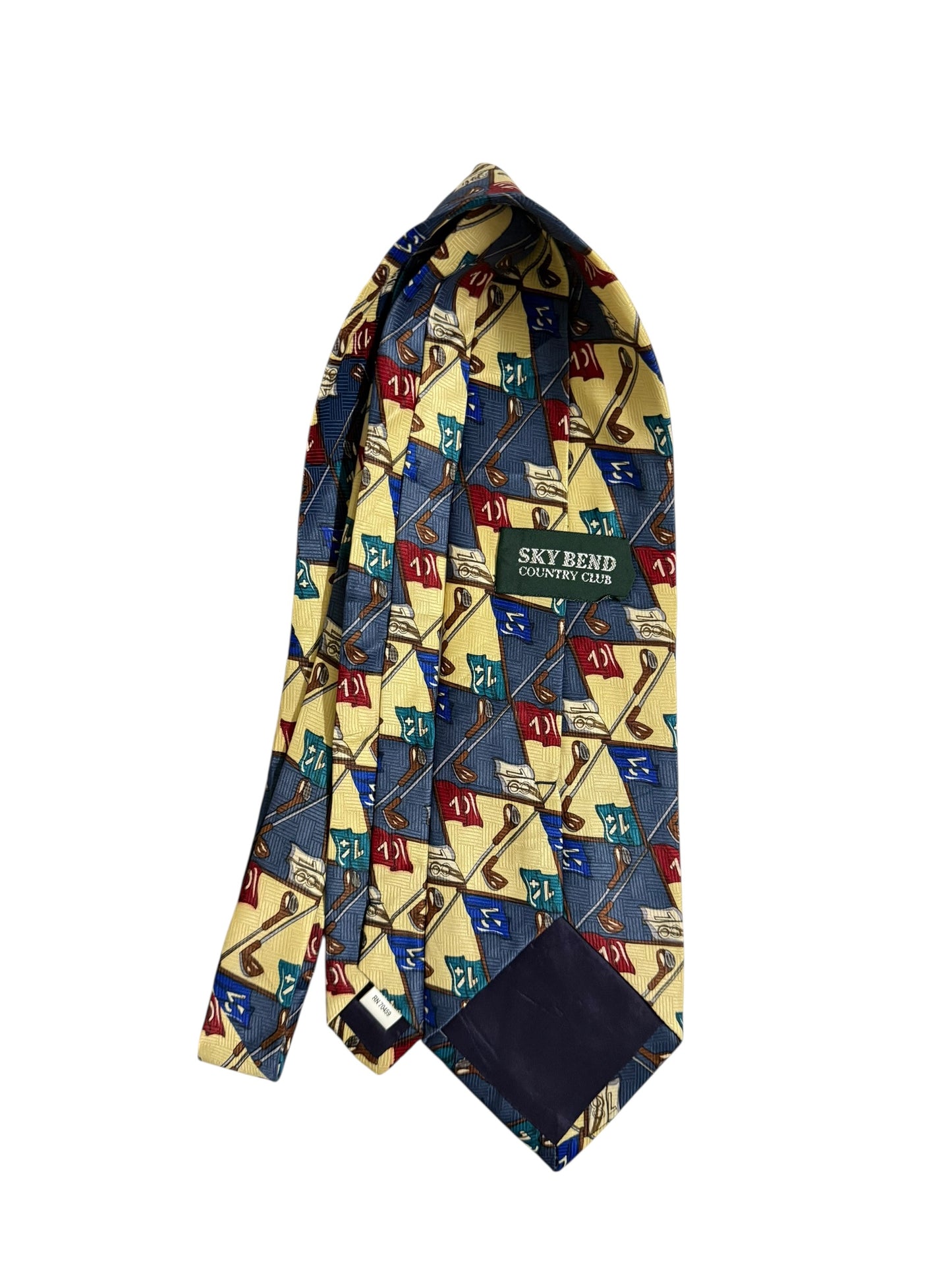 Sky Band Vintage Silk Tie