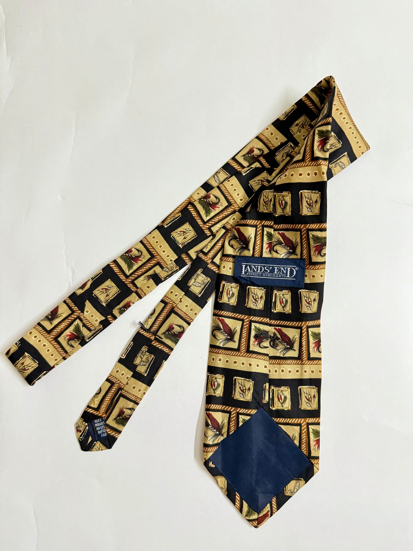 Lands’ End Vintage Silk Tie