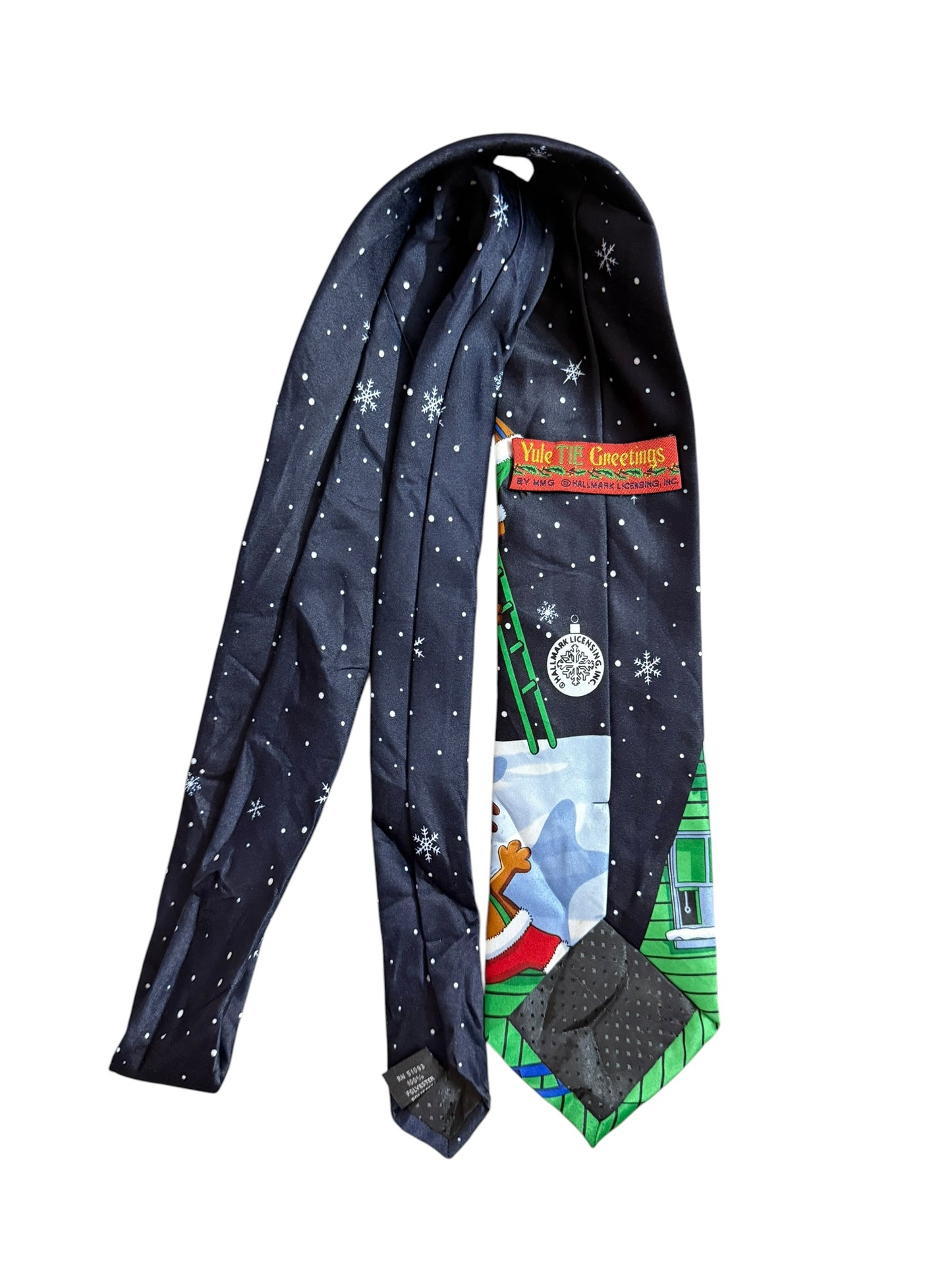Yule the Greeting Vintage Silk Tie