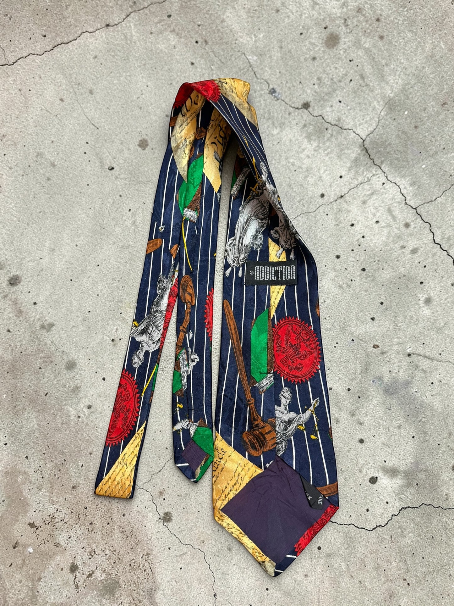 Addiction Vintage Silk Tie