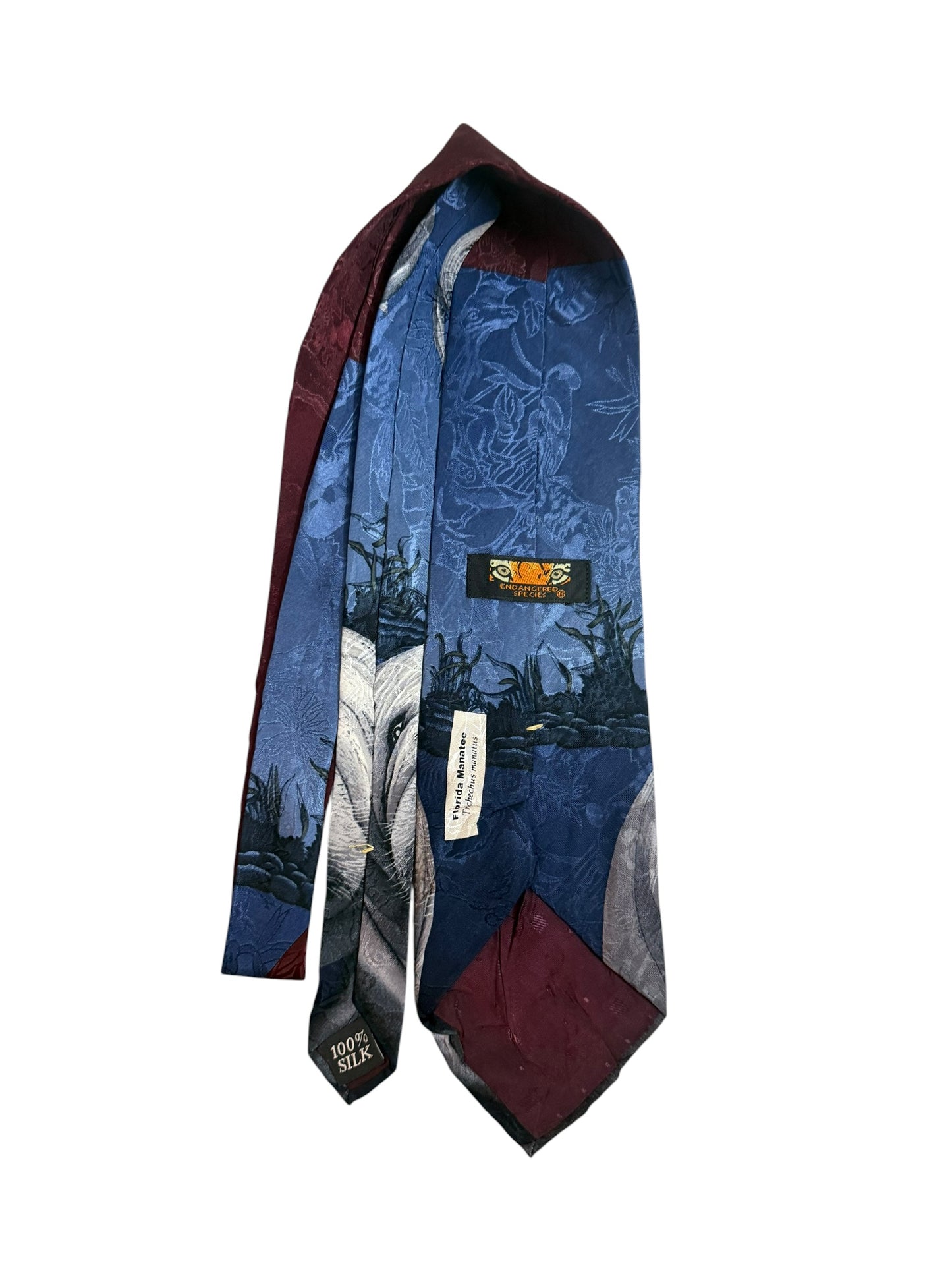 Endangered Species Vintage Silk Tie