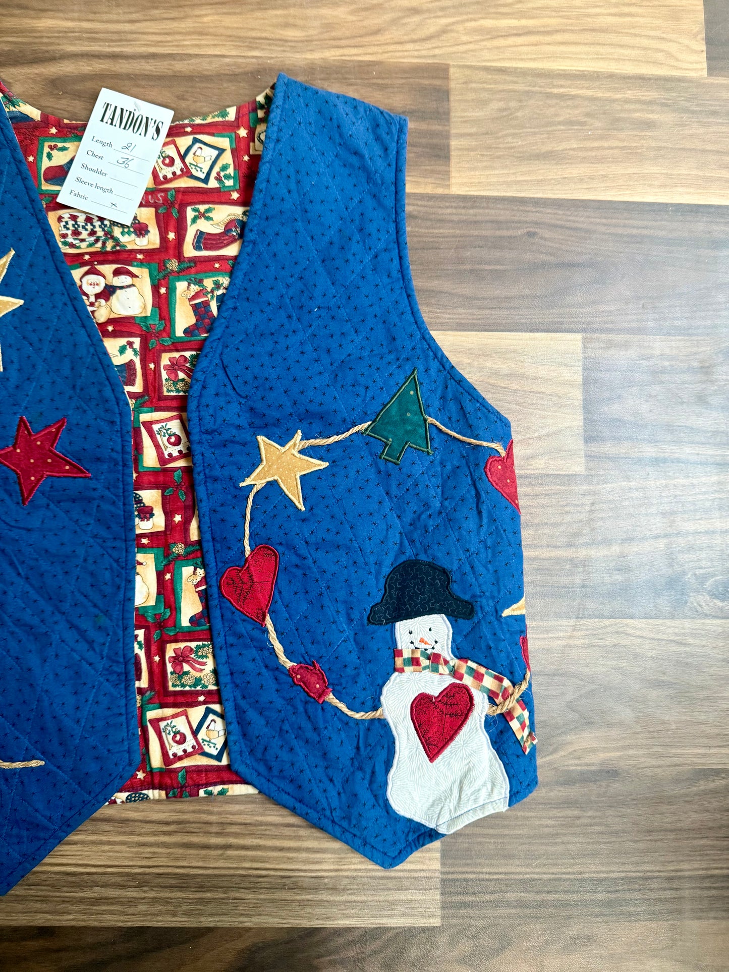 Christmas Embroidered vest