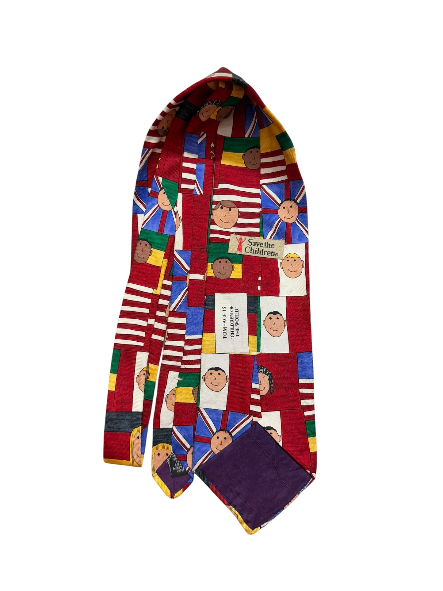 Save the Children Vintage Silk Tie