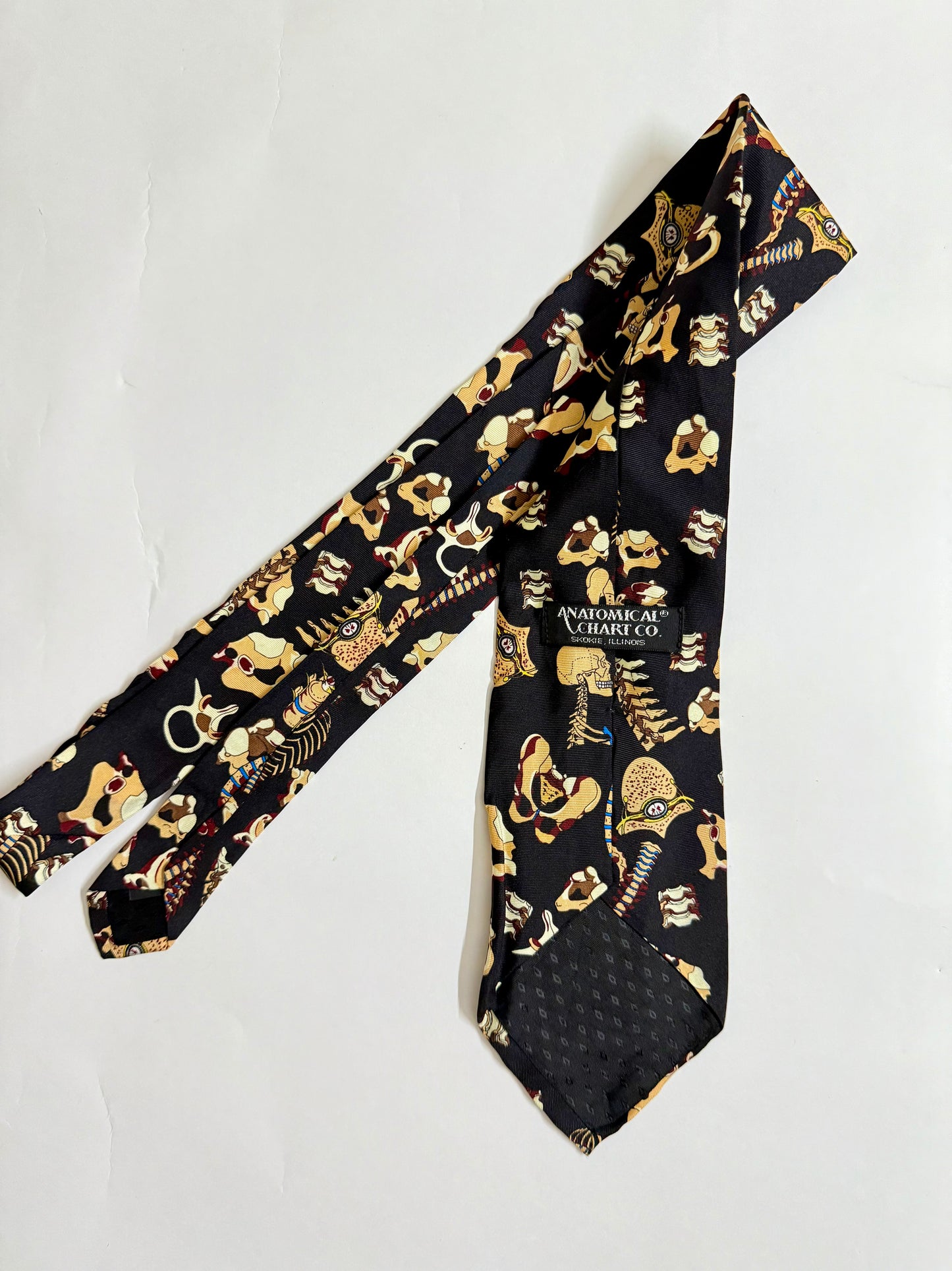 Anatomical chart co. Vintage Silk Tie