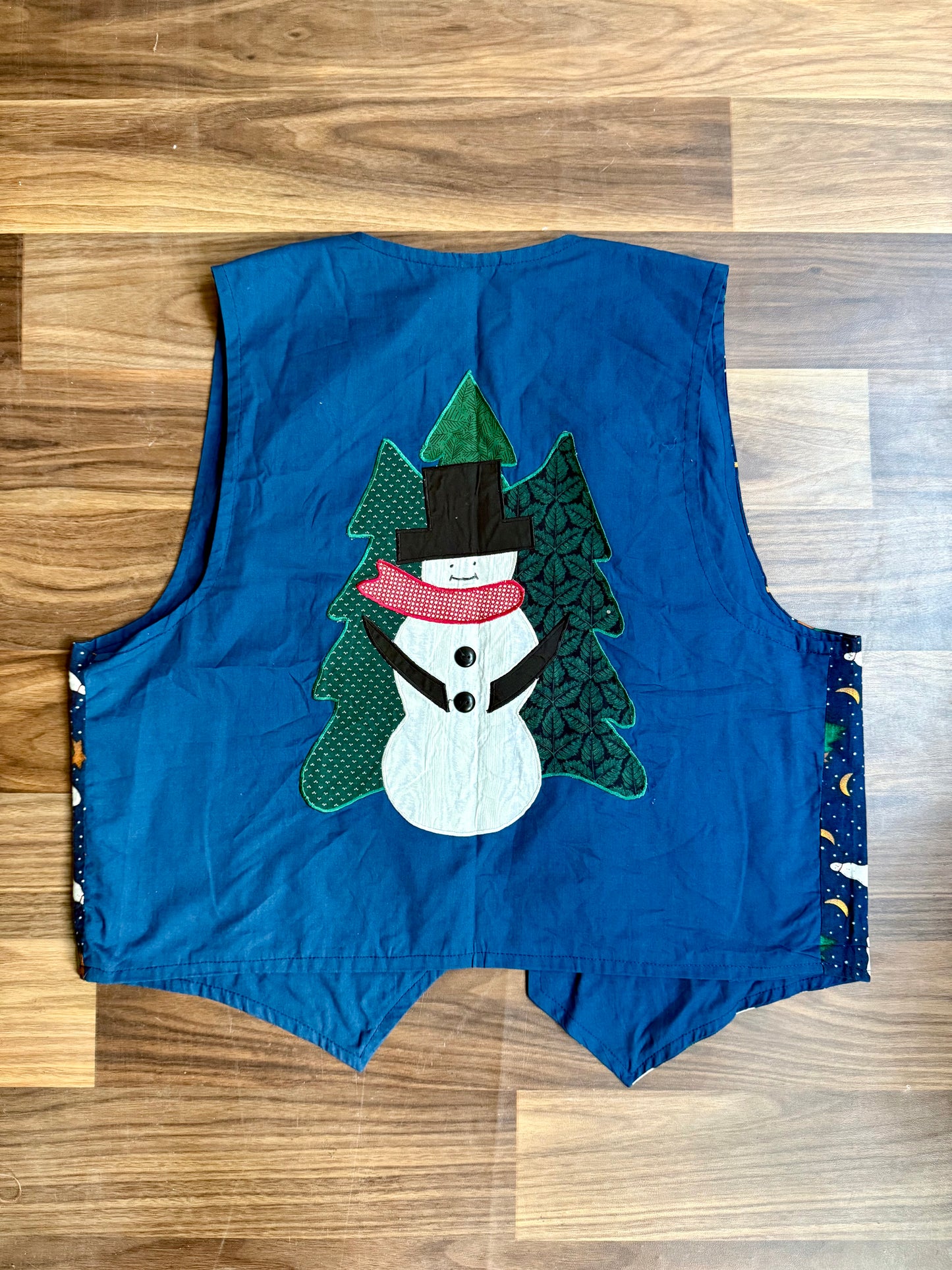 Christmas Print vest