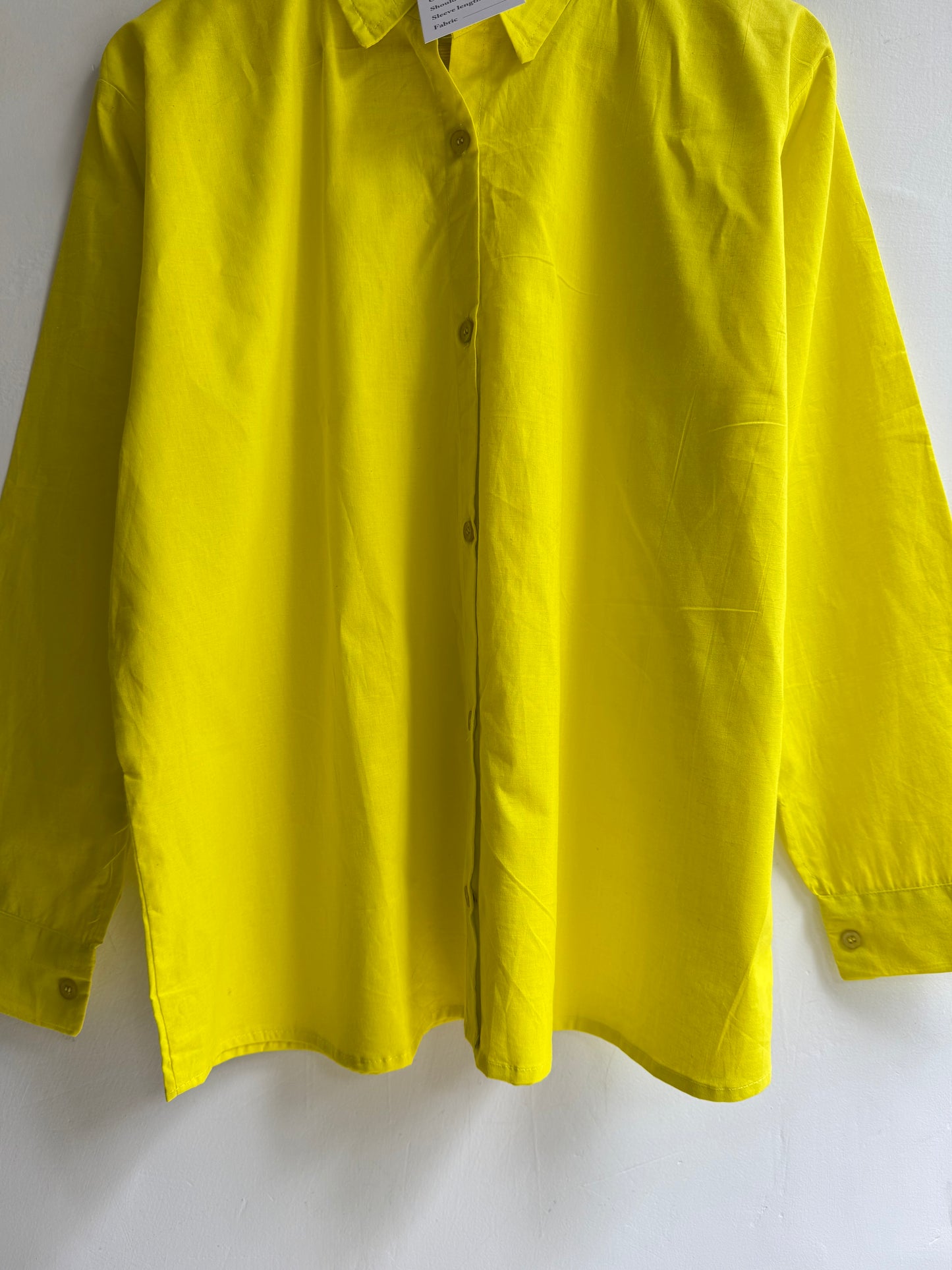 Solid Color Cotton Shirt