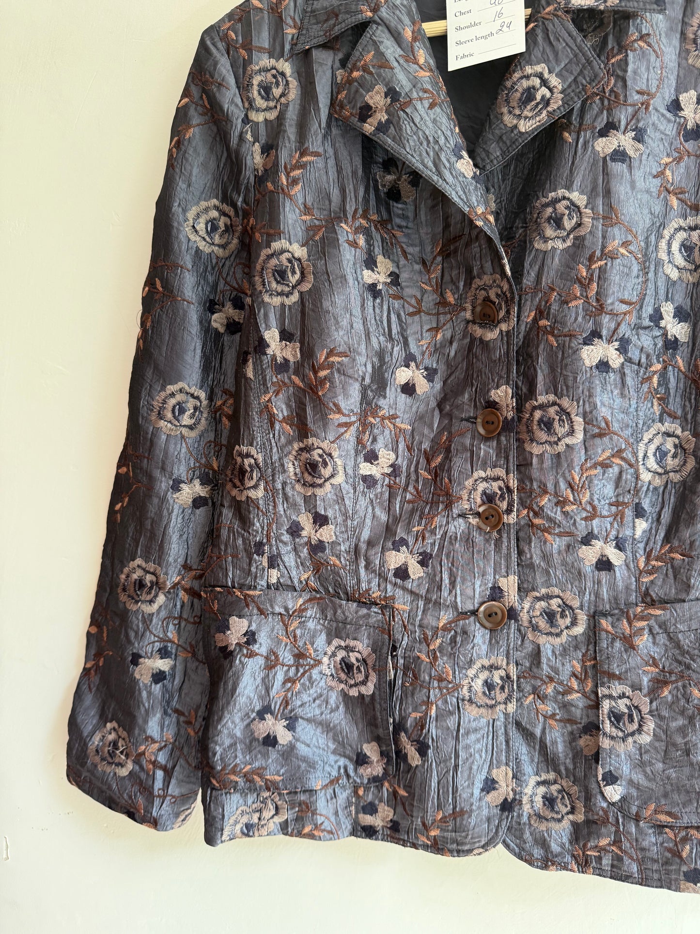 Peter Halm Silk Embroidered Jacket