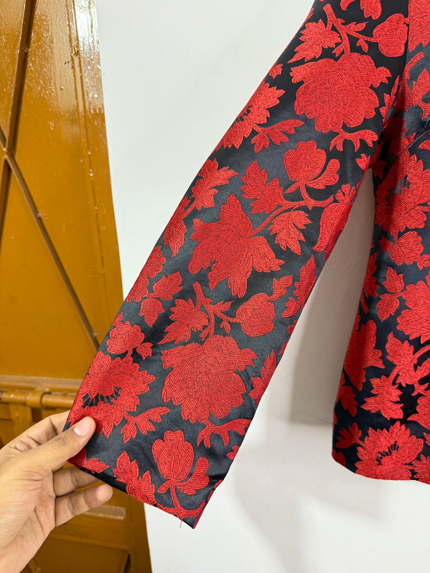 Velvet Embroidered Vintage Jacket