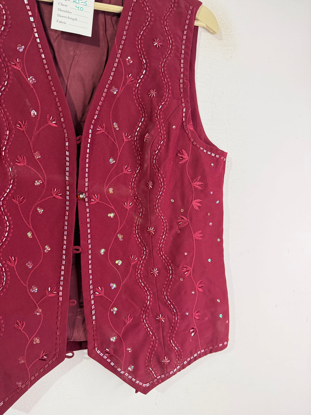Embroidered Vest