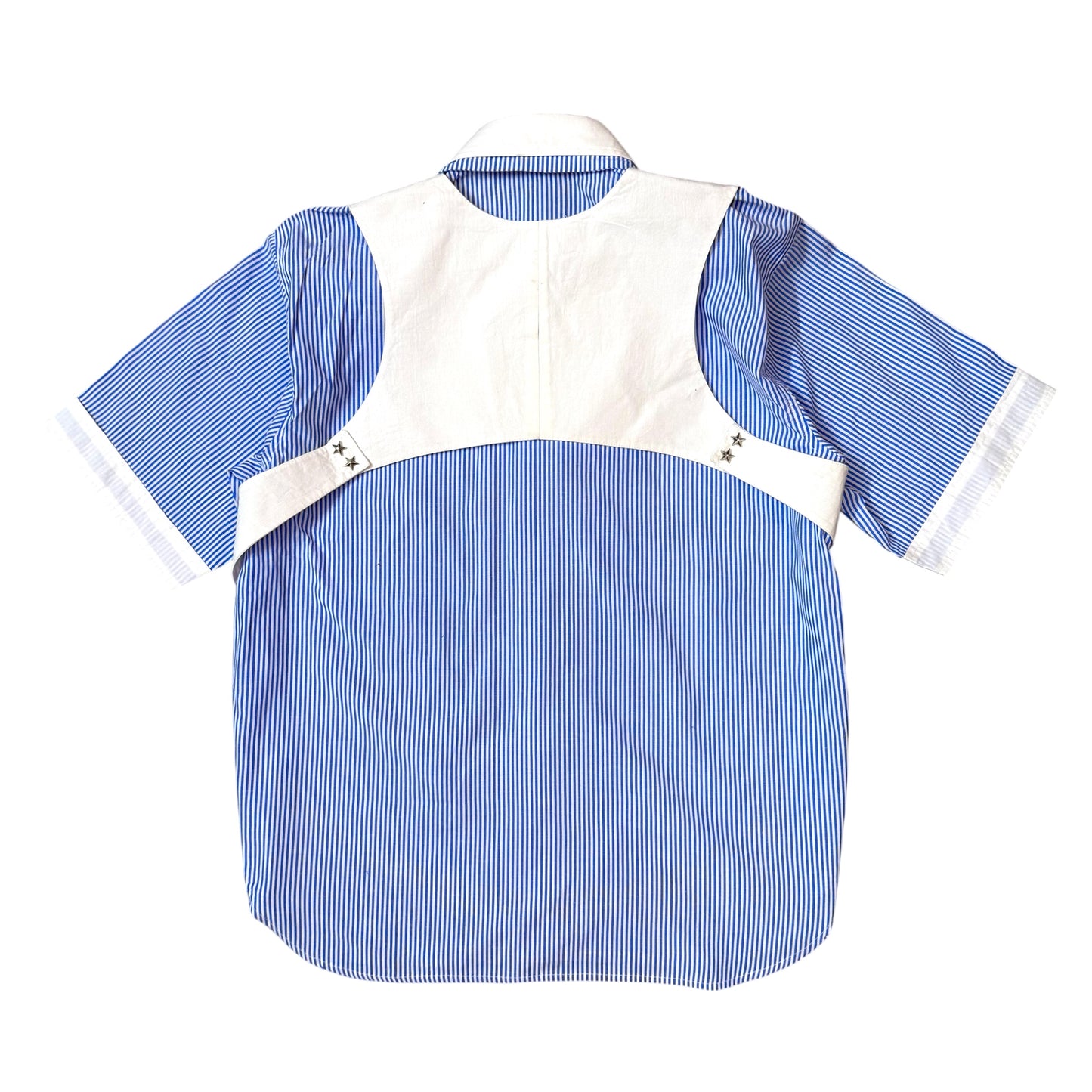 Blue Cotton vest 100% Cotton Shirt