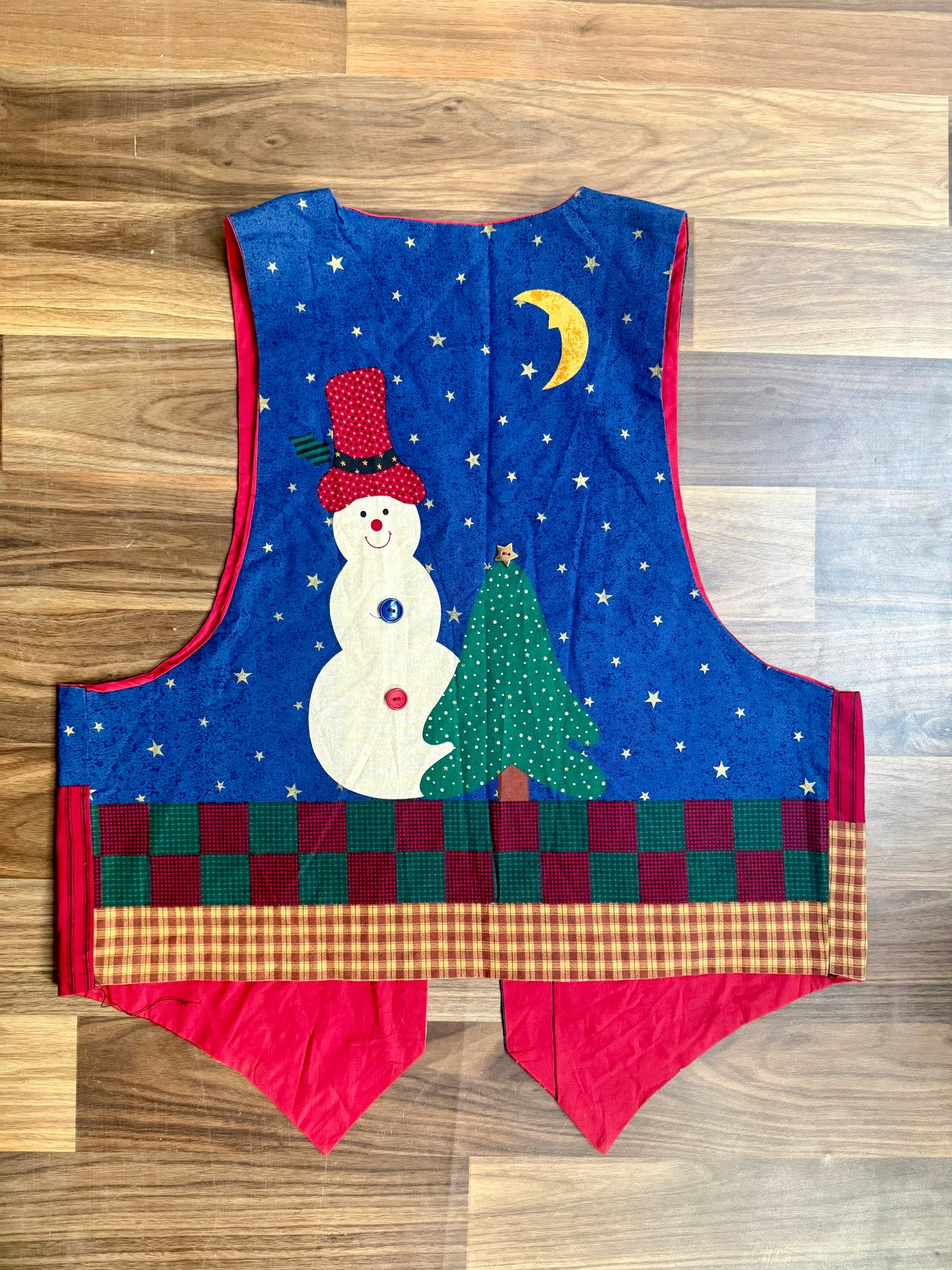 Christmas Embroidered vest