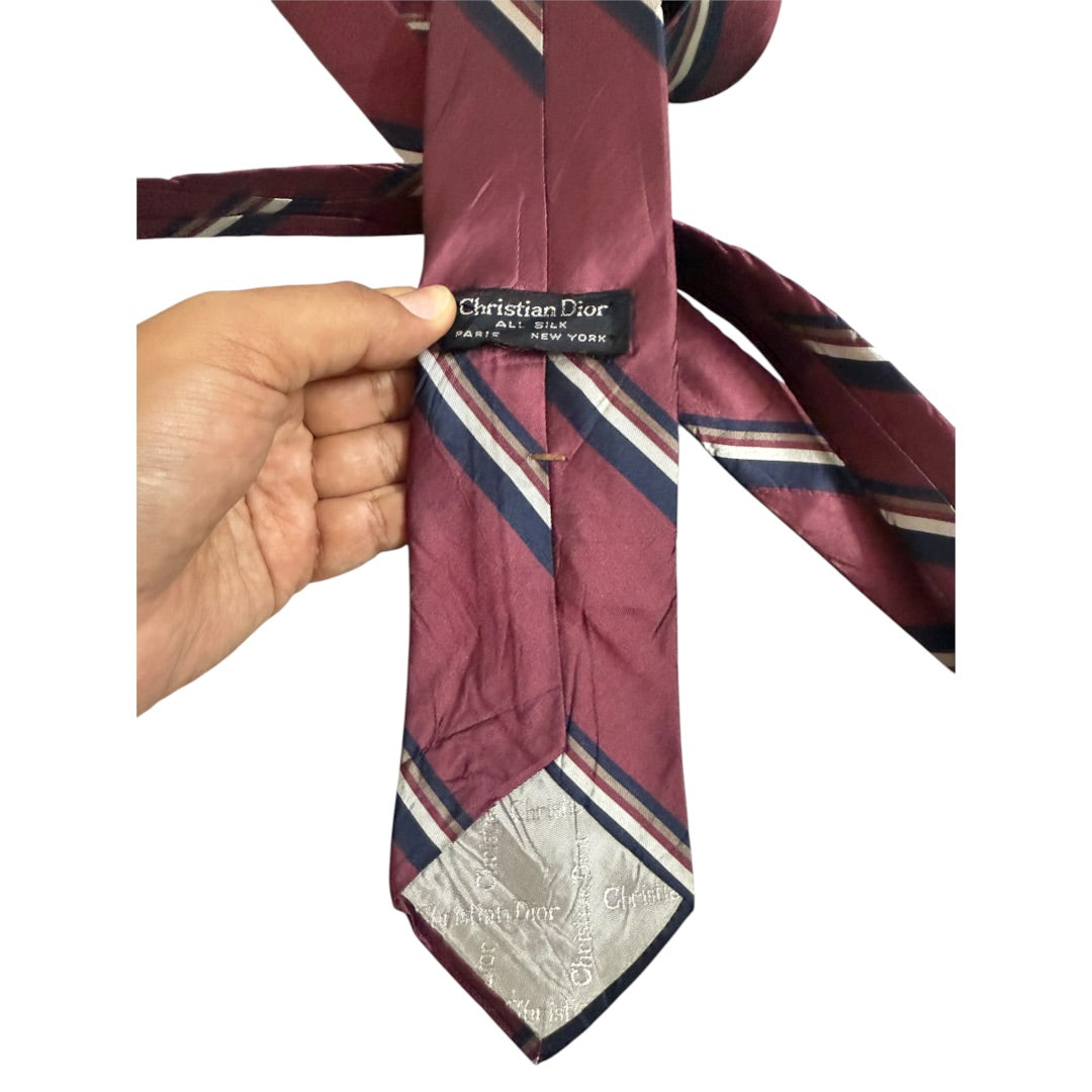 Christian Dior Vintage Silk Tie