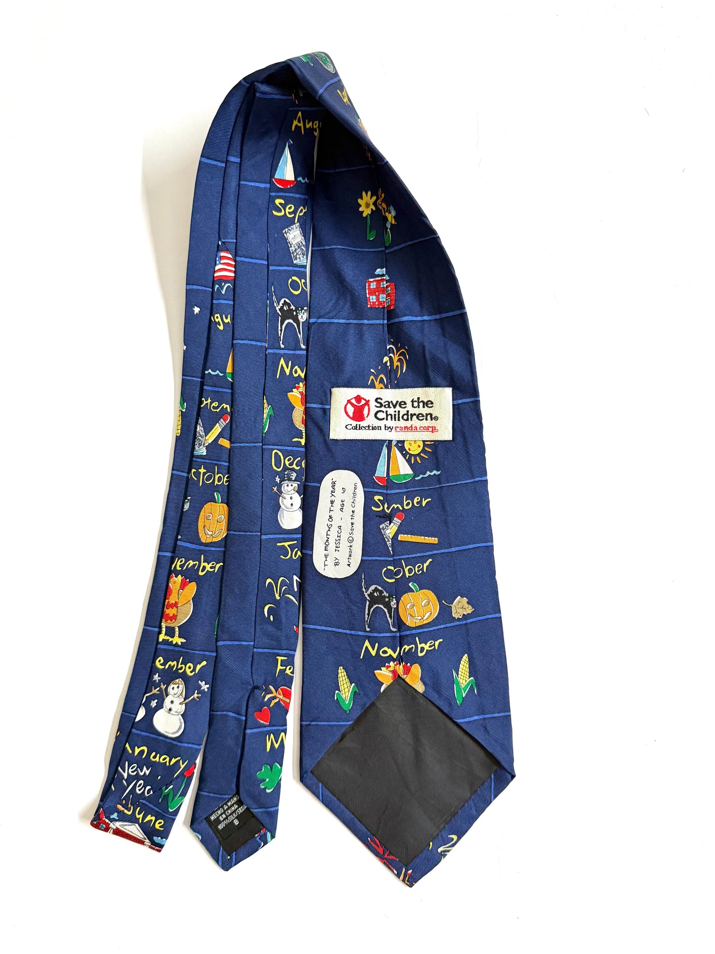 Save the Children Vintage Silk Tie