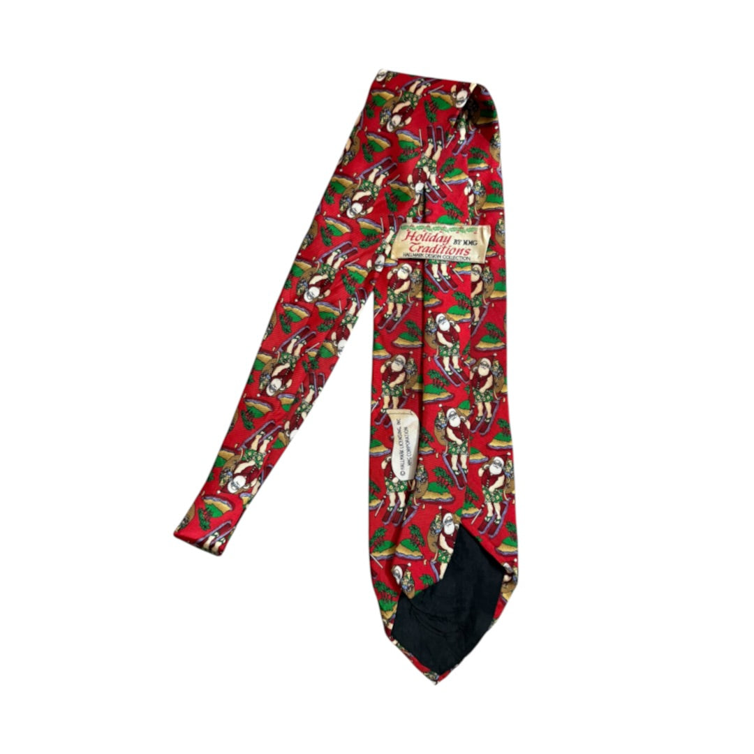 Holiday Traditions Vintage Silk Tie