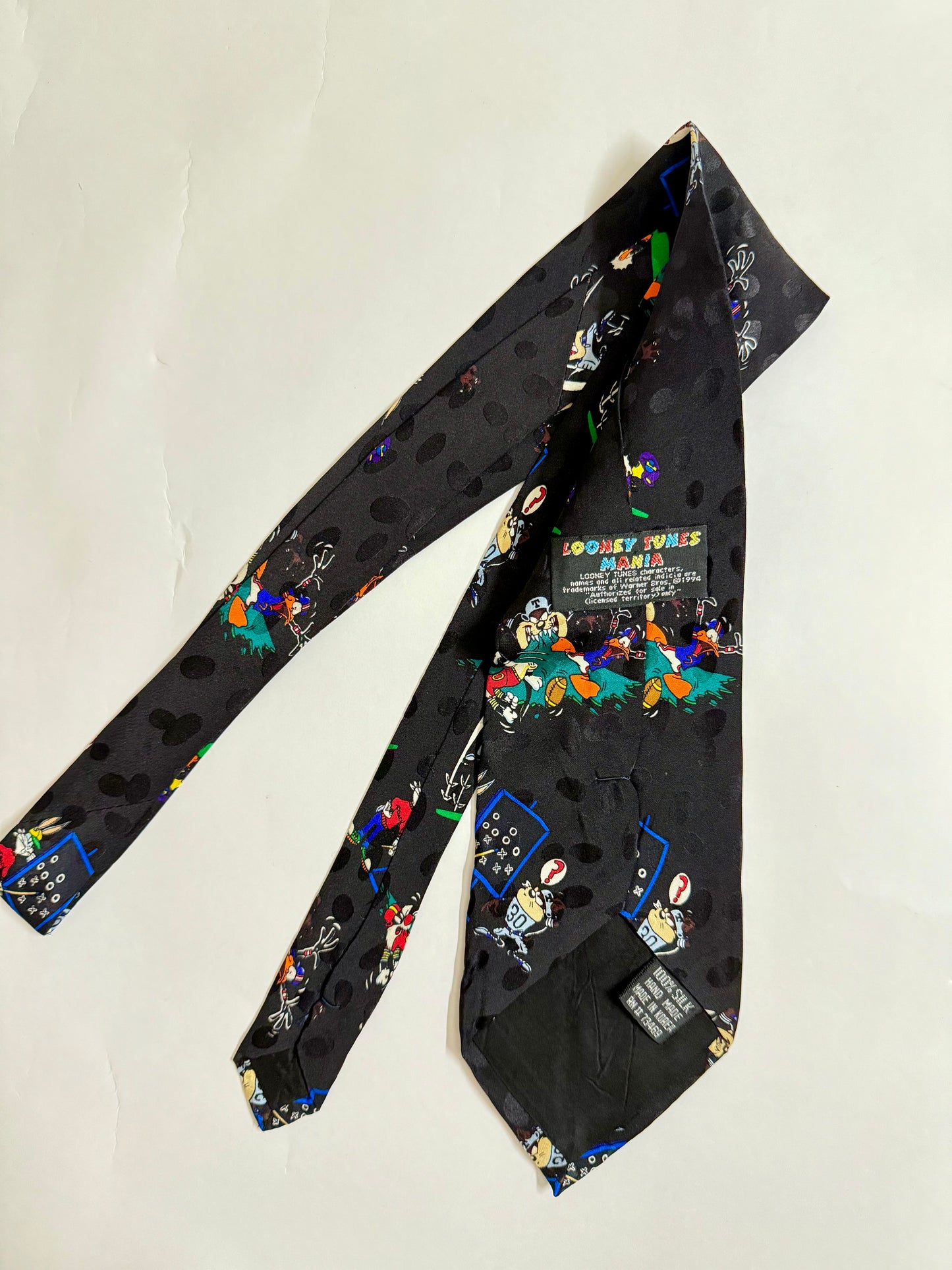 Looney Tumes Mania Vintage Silk Tie