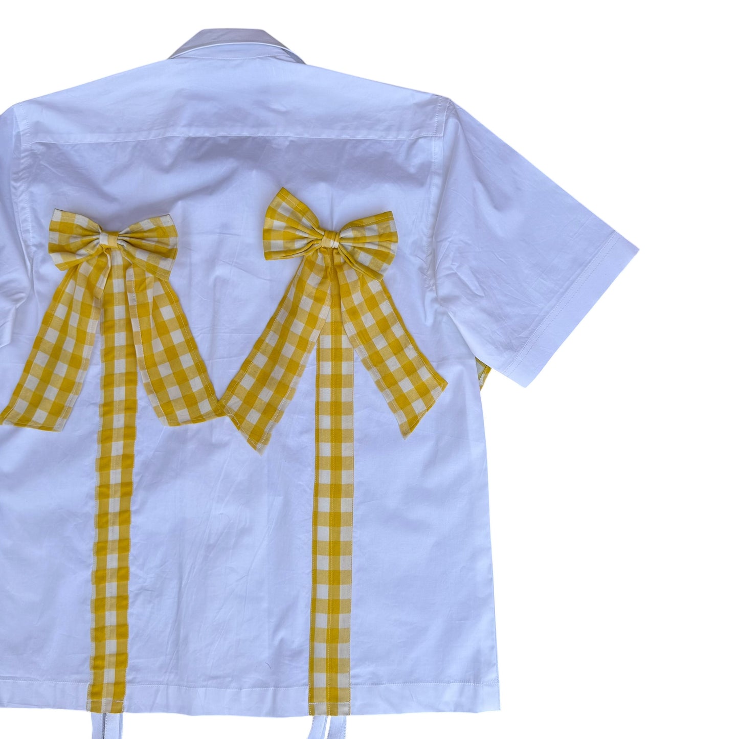 Yellow Bow 100% Cotton Shirt