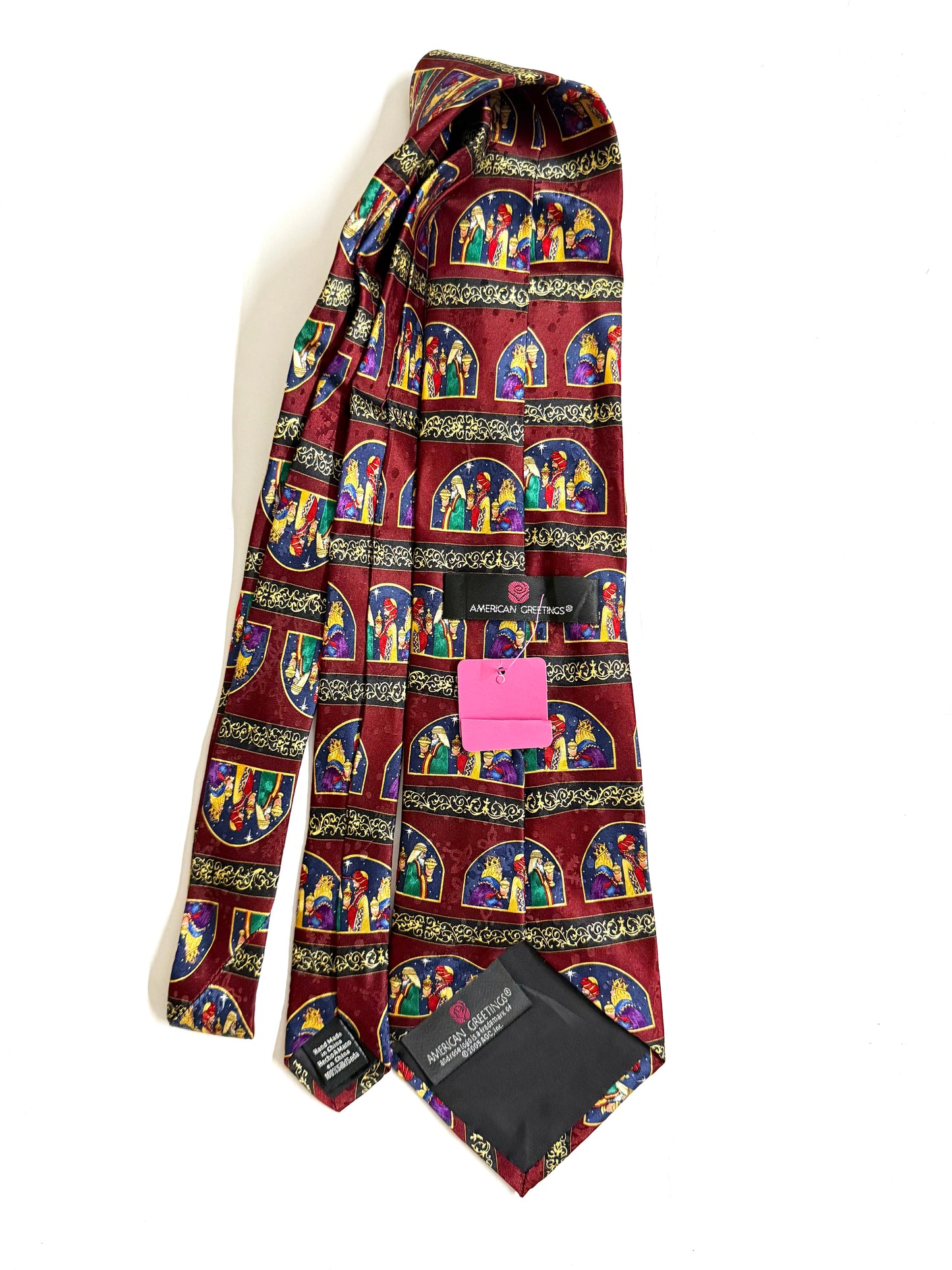 American Greeting Vintage Silk Tie