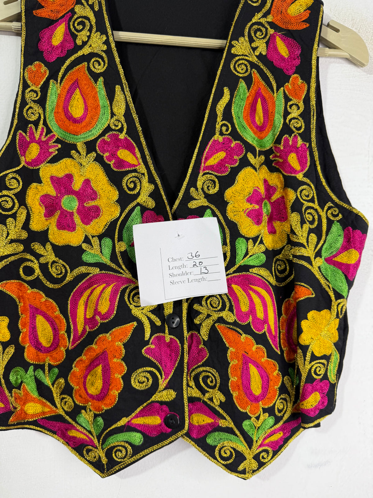 Embroidered Vest