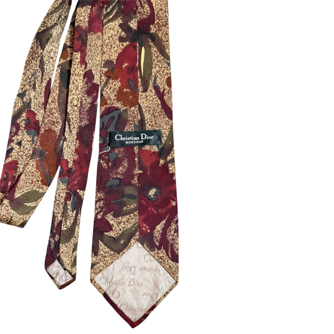 Christian Dior Vintage Silk Tie