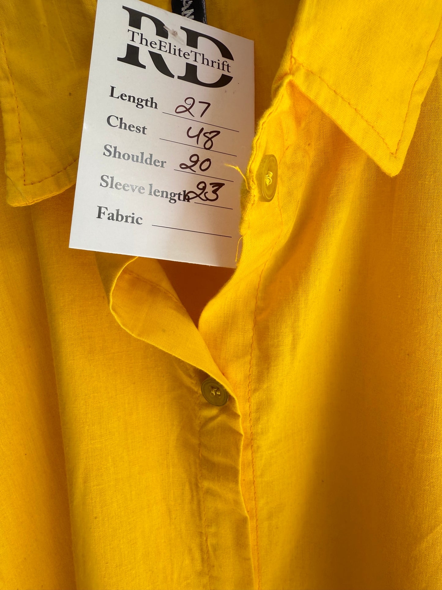Solid Color Cotton Shirt