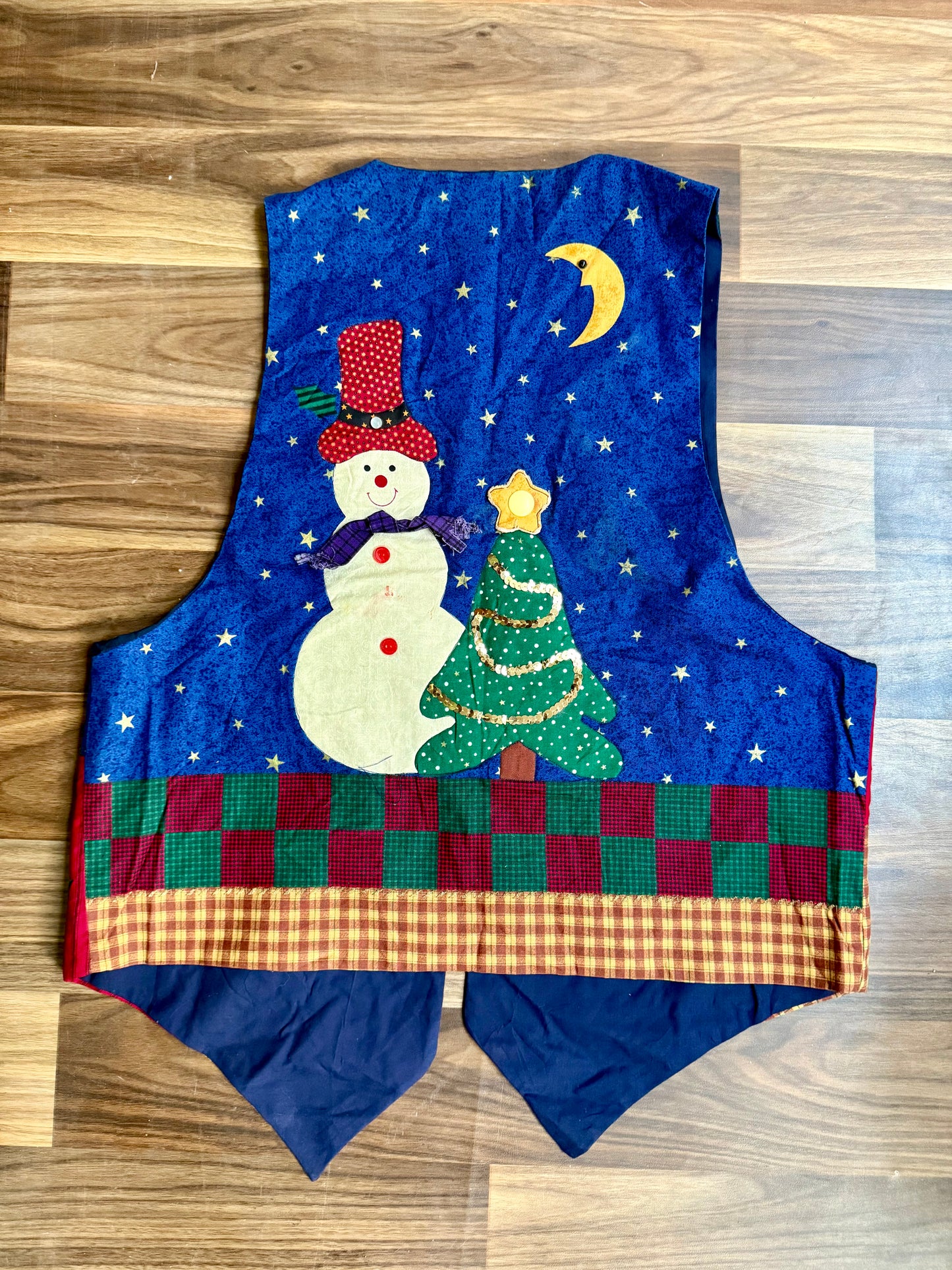 Christmas Print vest