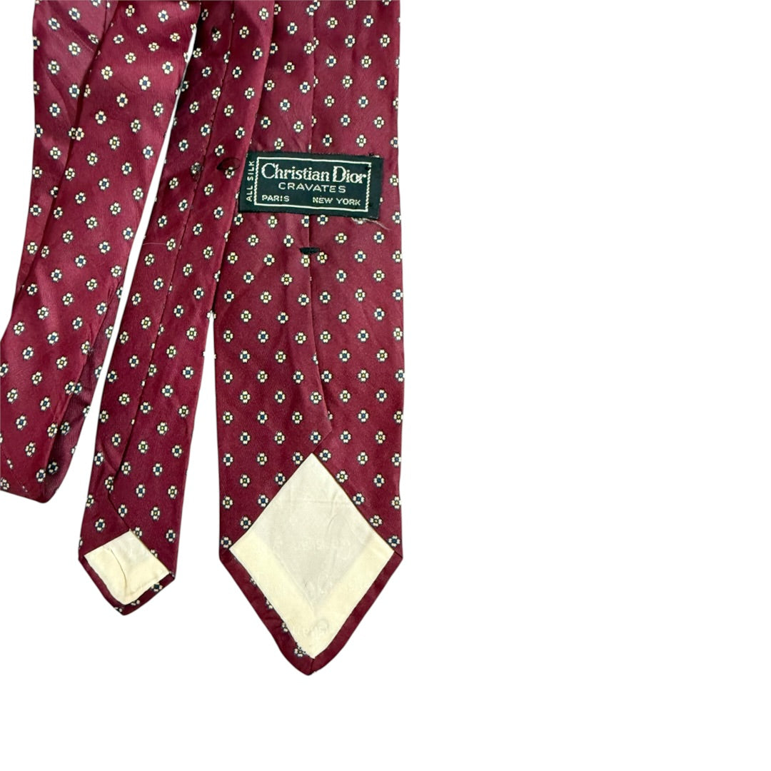 Christian Dior Vintage Silk Tie
