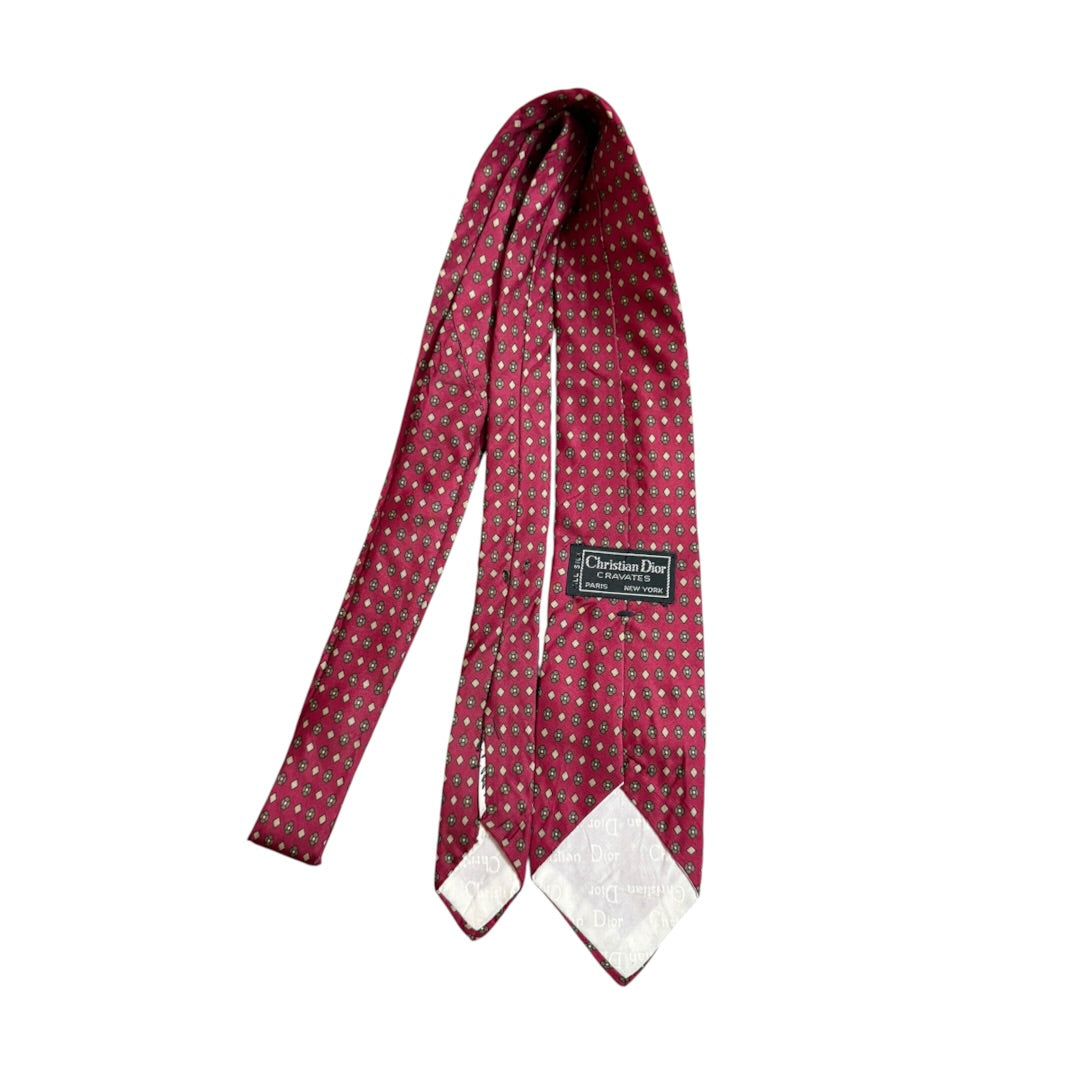 Christian Dior Vintage Silk Tie