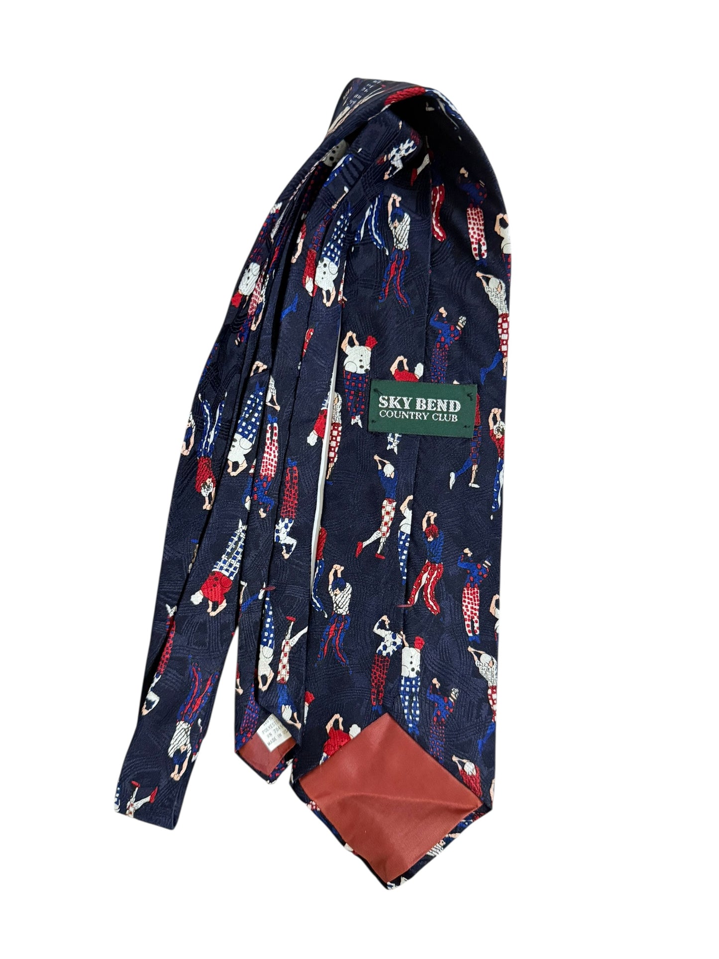 Sky Band Vintage Silk Tie
