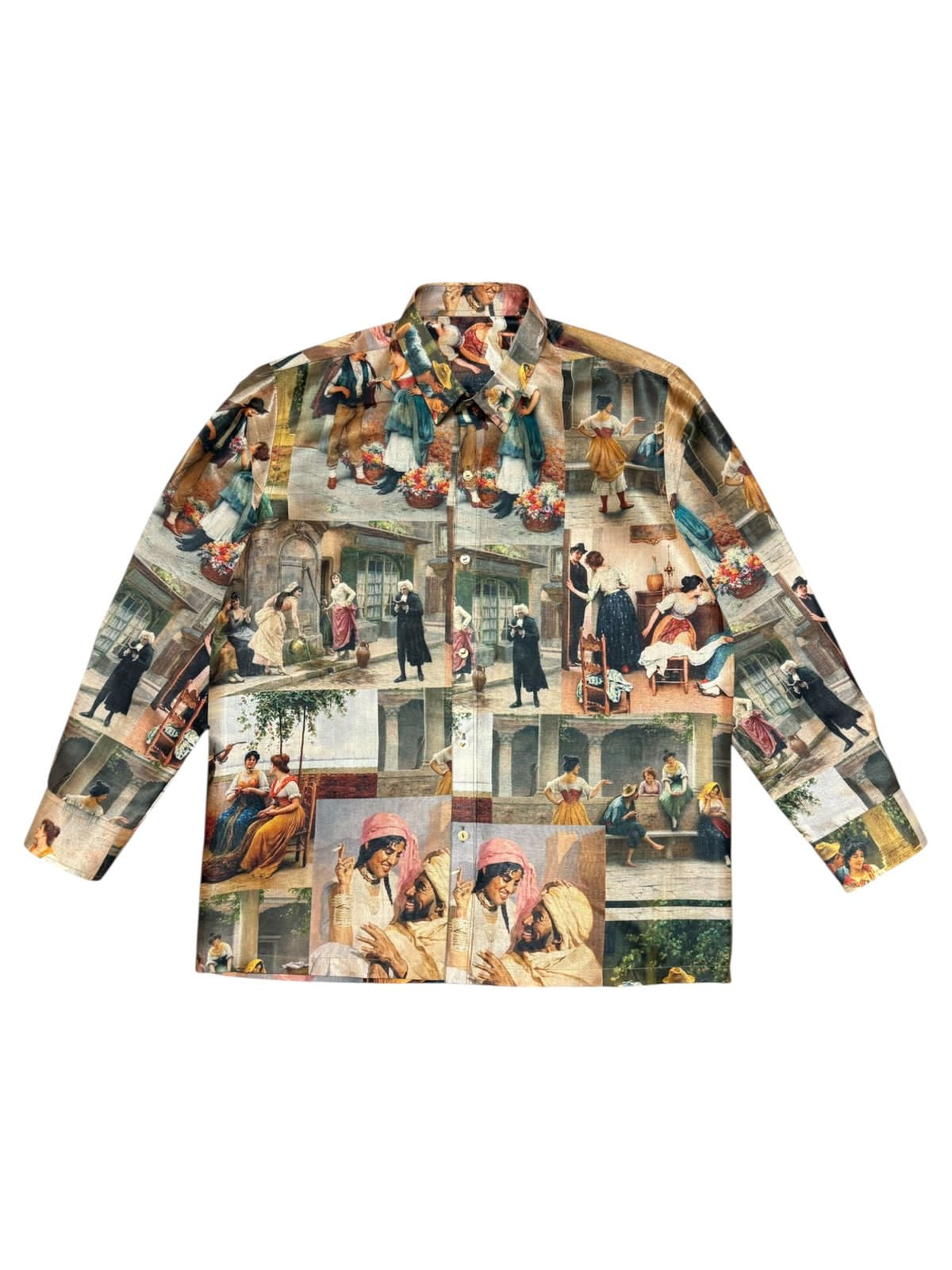 La Scène 100% Mango Silk Shirt