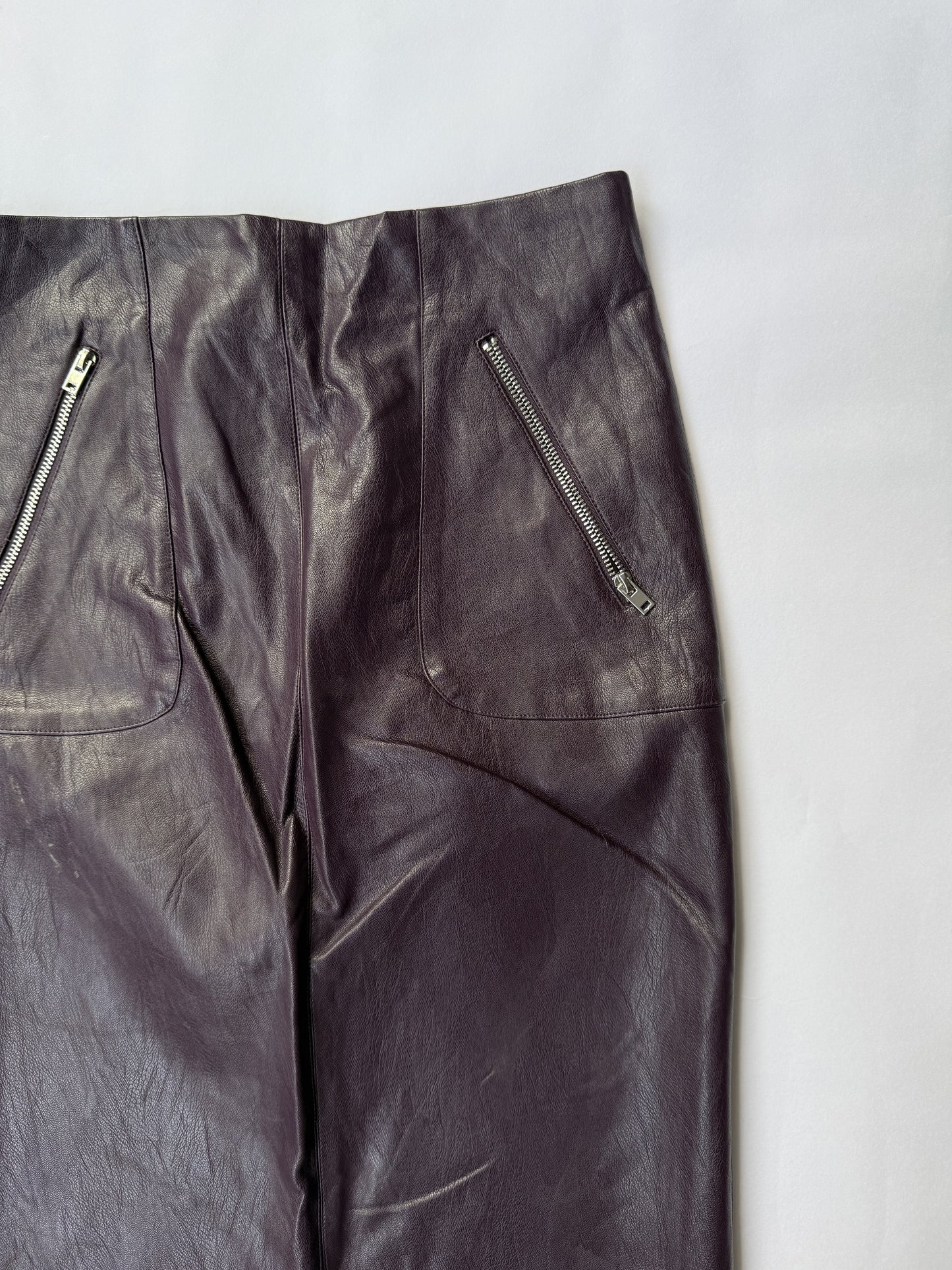 Velvet straight skirt