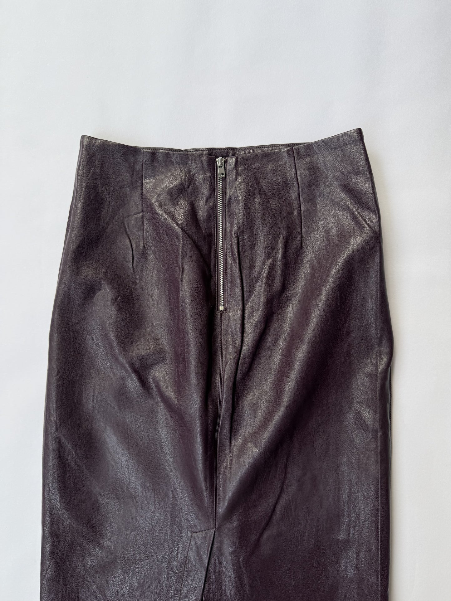Velvet straight skirt