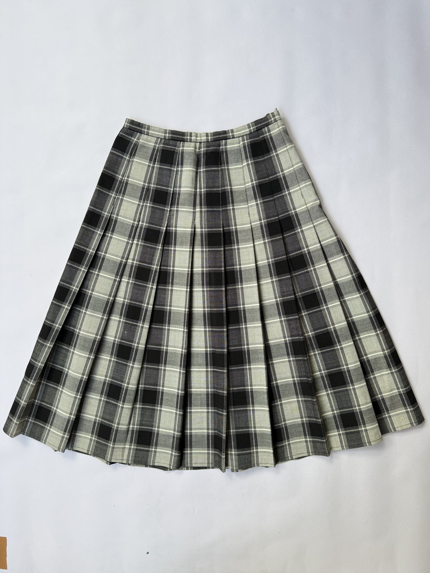 Box Plated A'line Skirt
