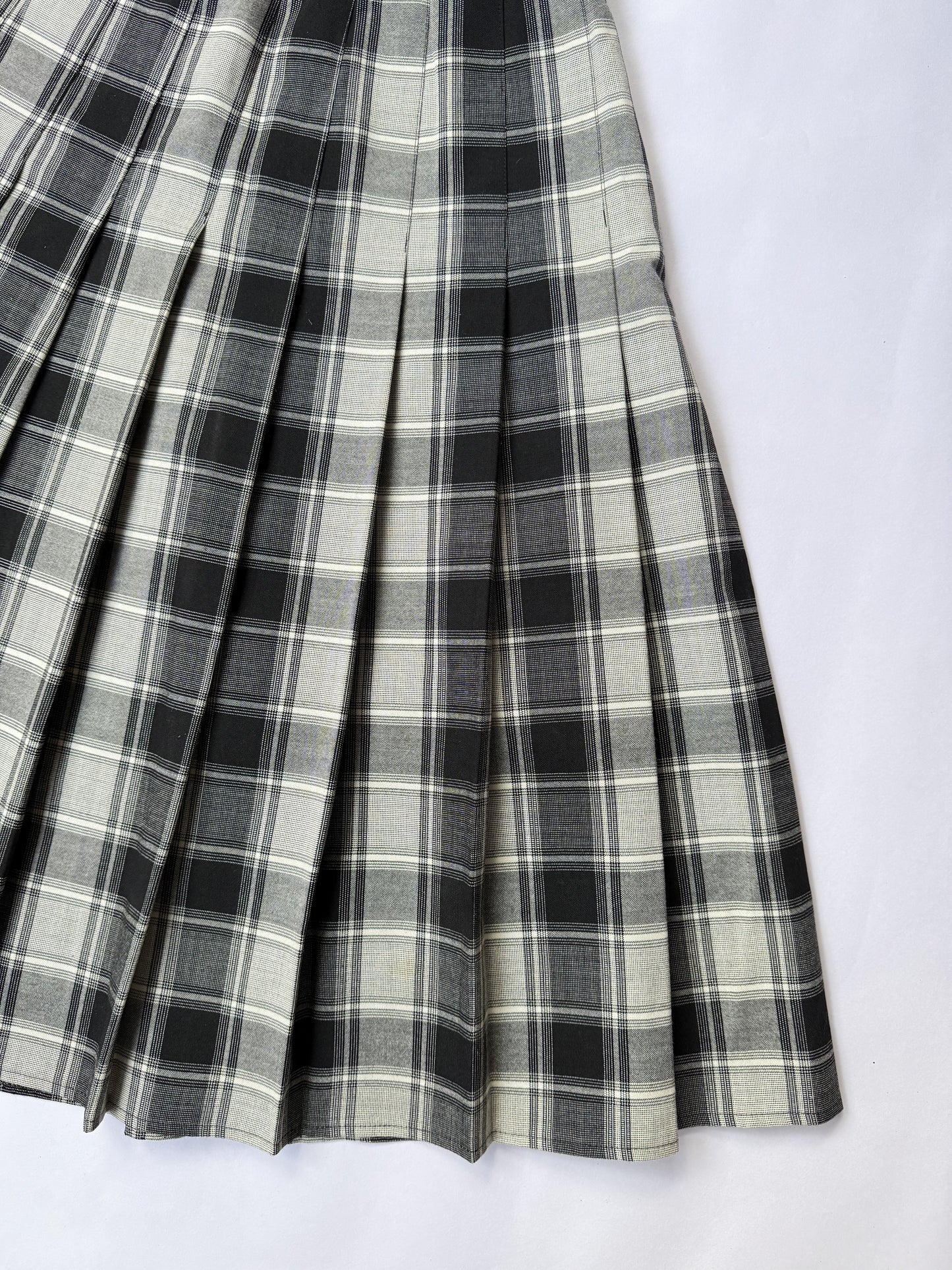 Box Plated A'line Skirt