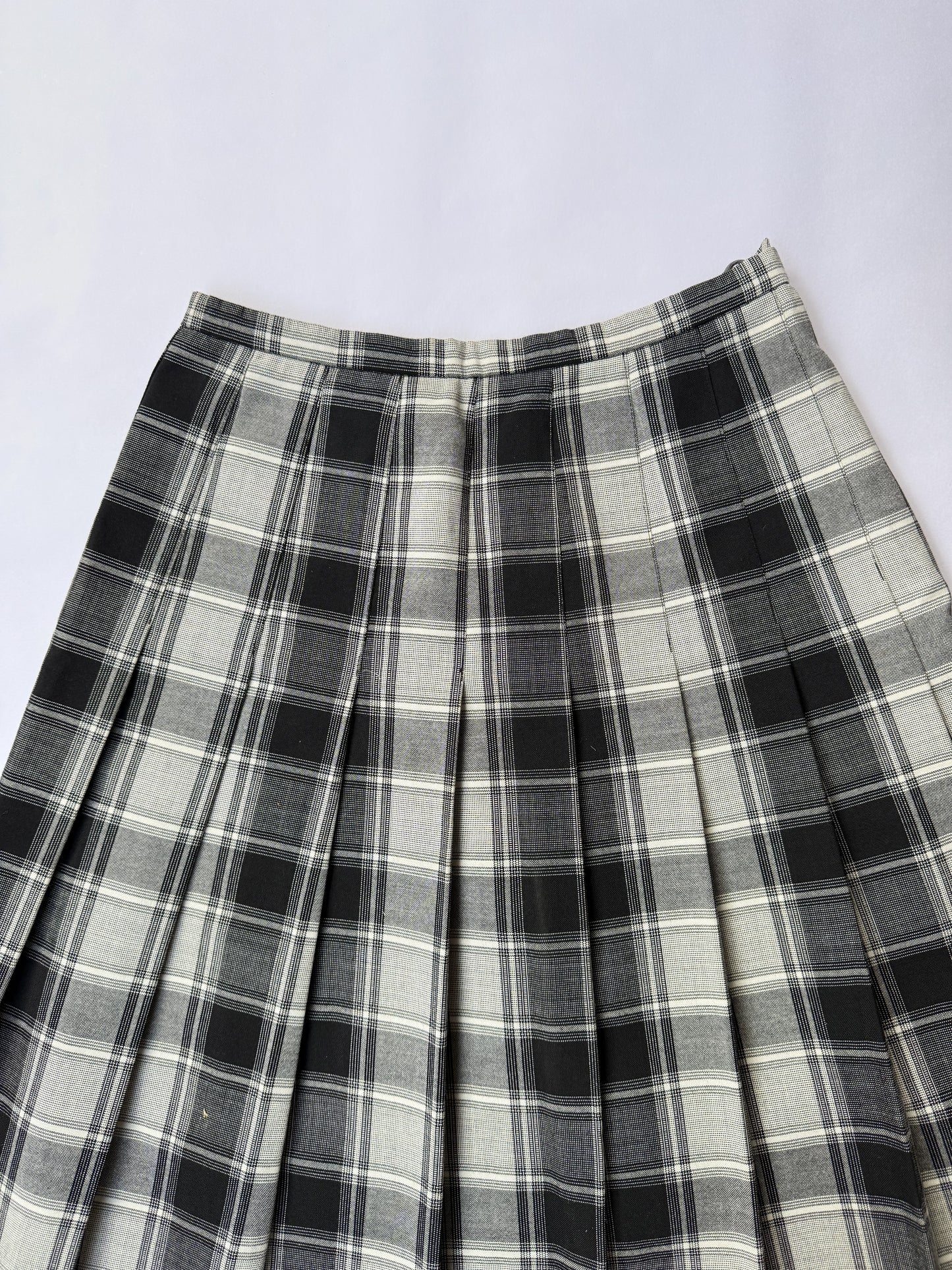 Box Plated A'line Skirt