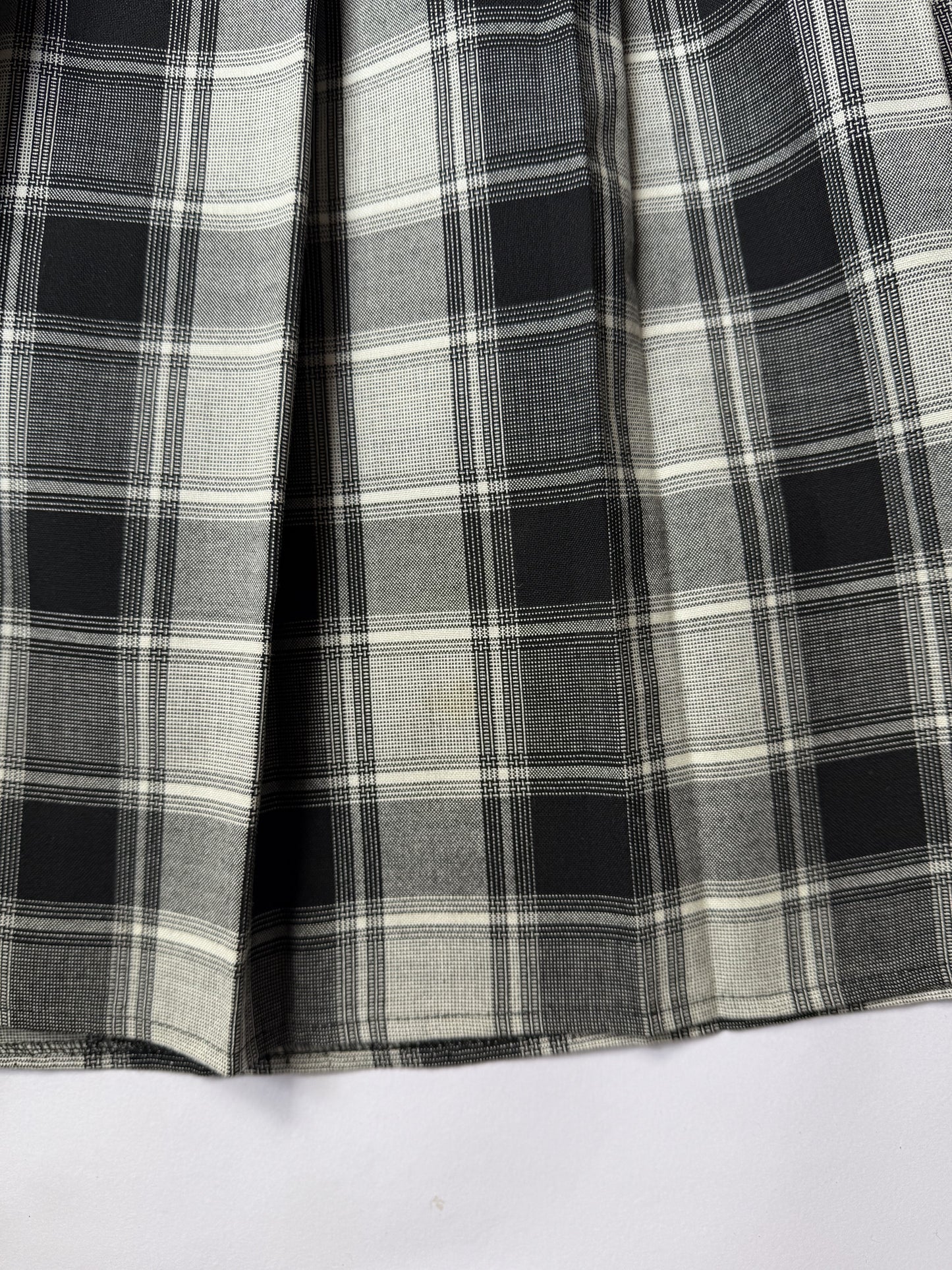 Box Plated A'line Skirt