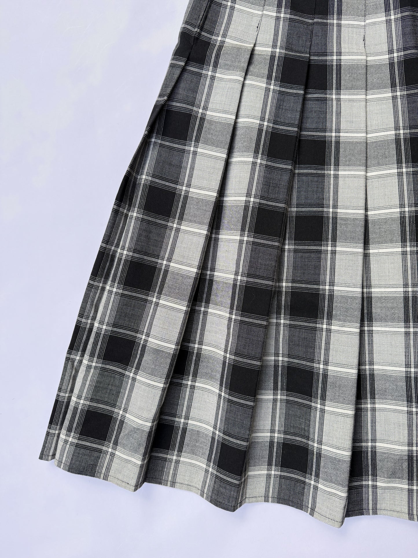 Box Plated A'line Skirt