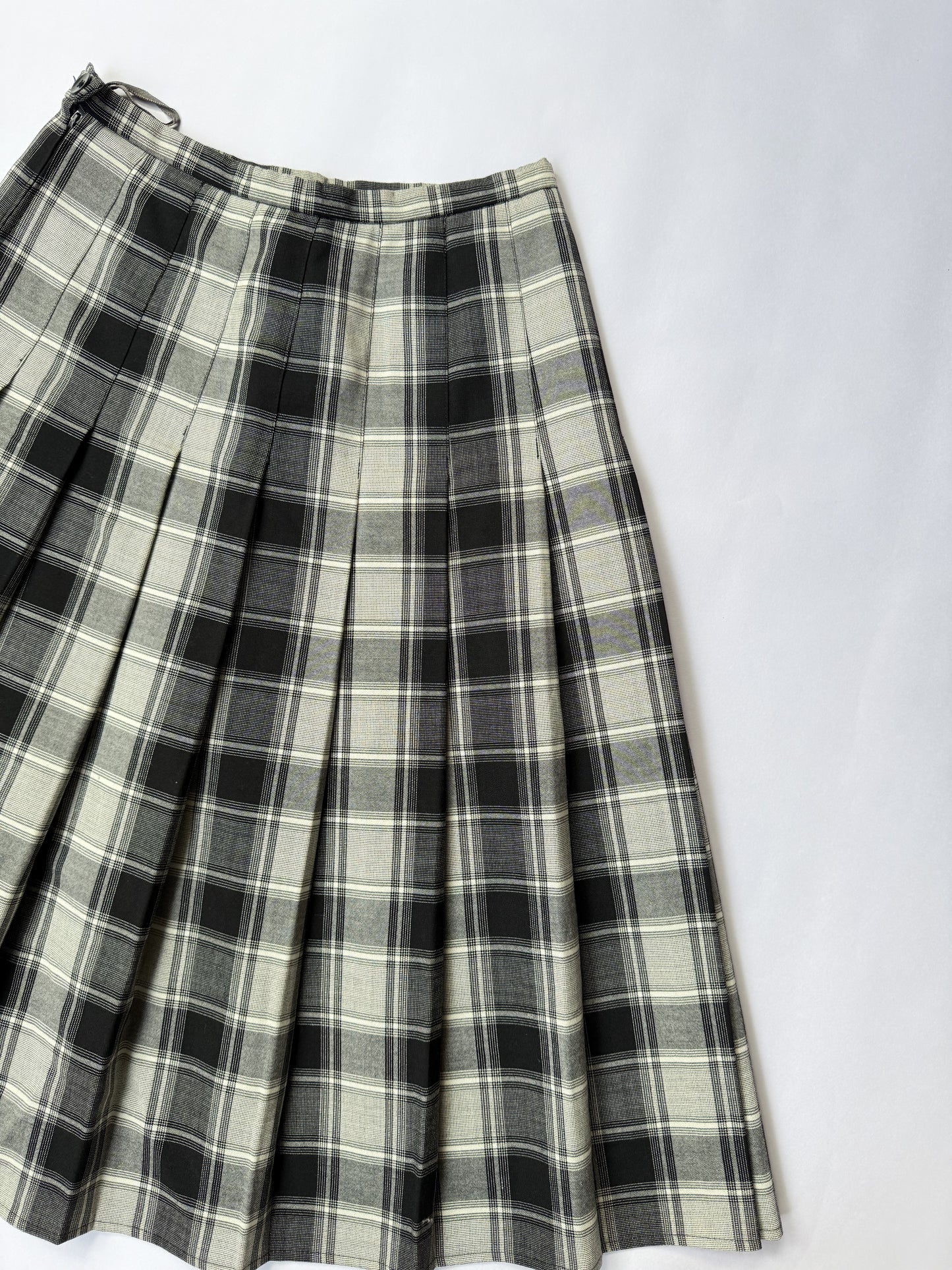 Box Plated A'line Skirt