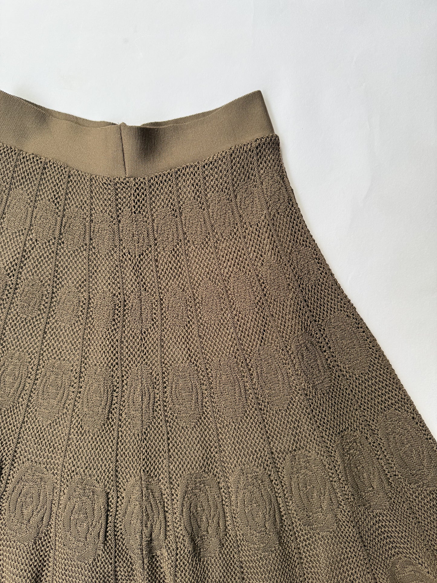 A'line Crochet Long skirt