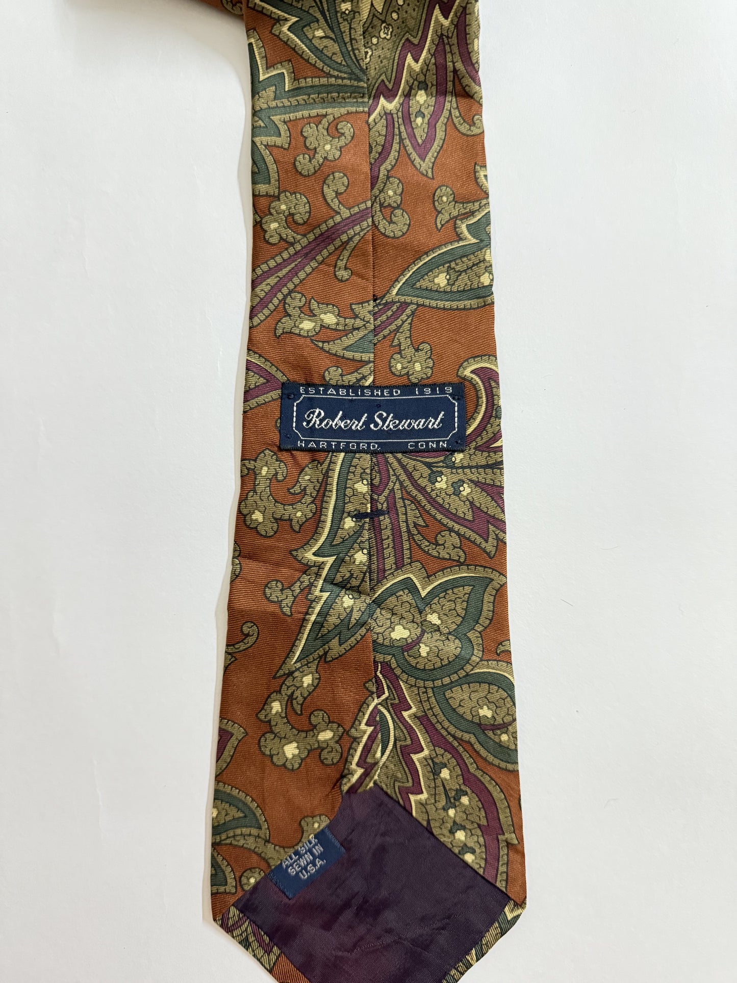 Robert Stewart vintage silk tie