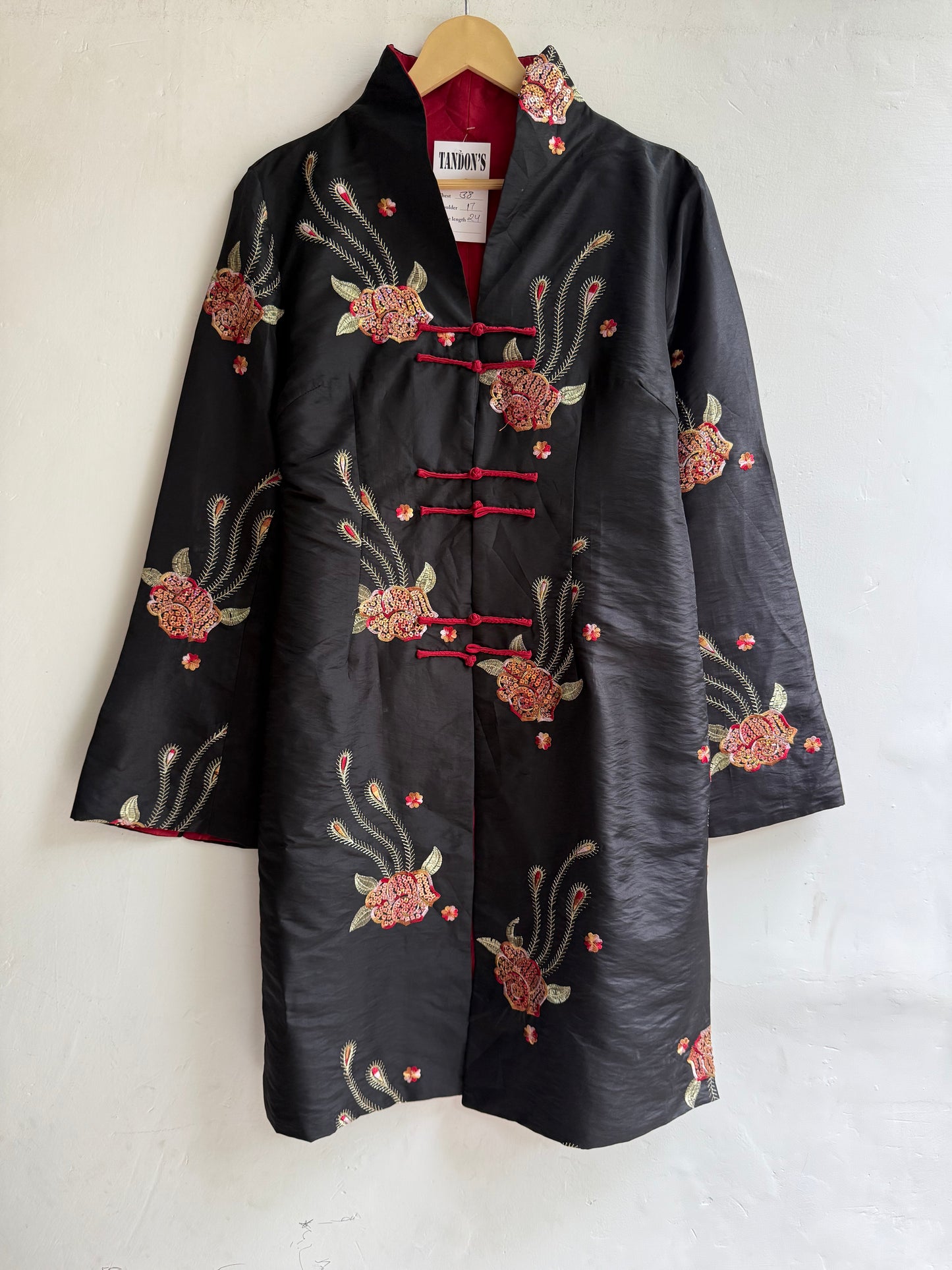 Embroidered Kimono Jacket