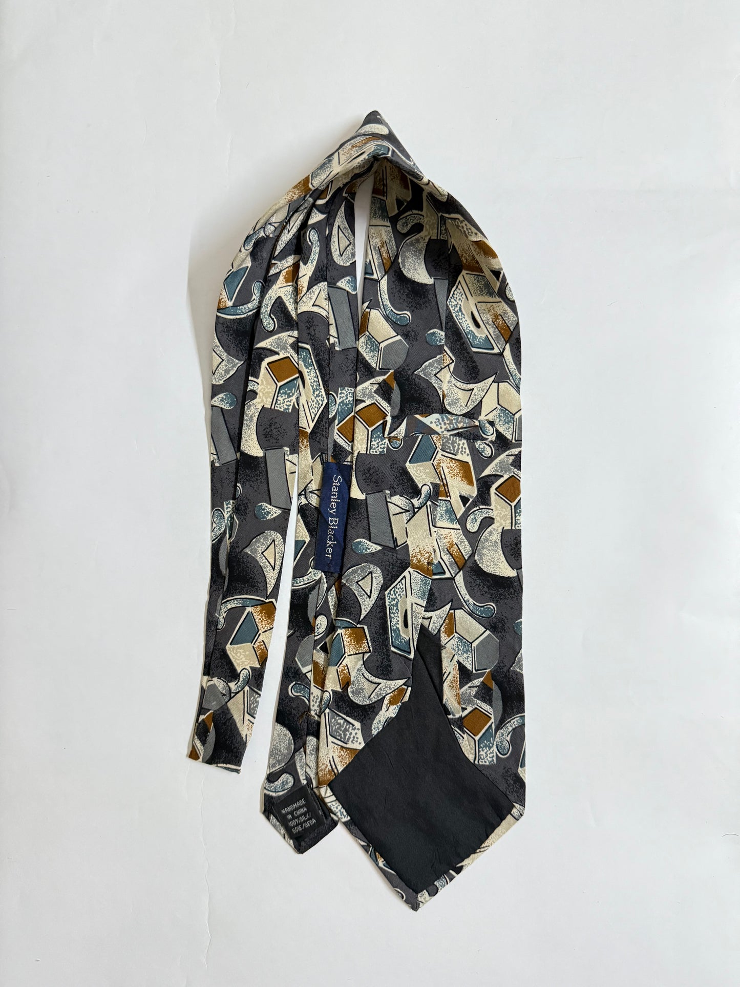 Stanley Blackers Vintage silk tie