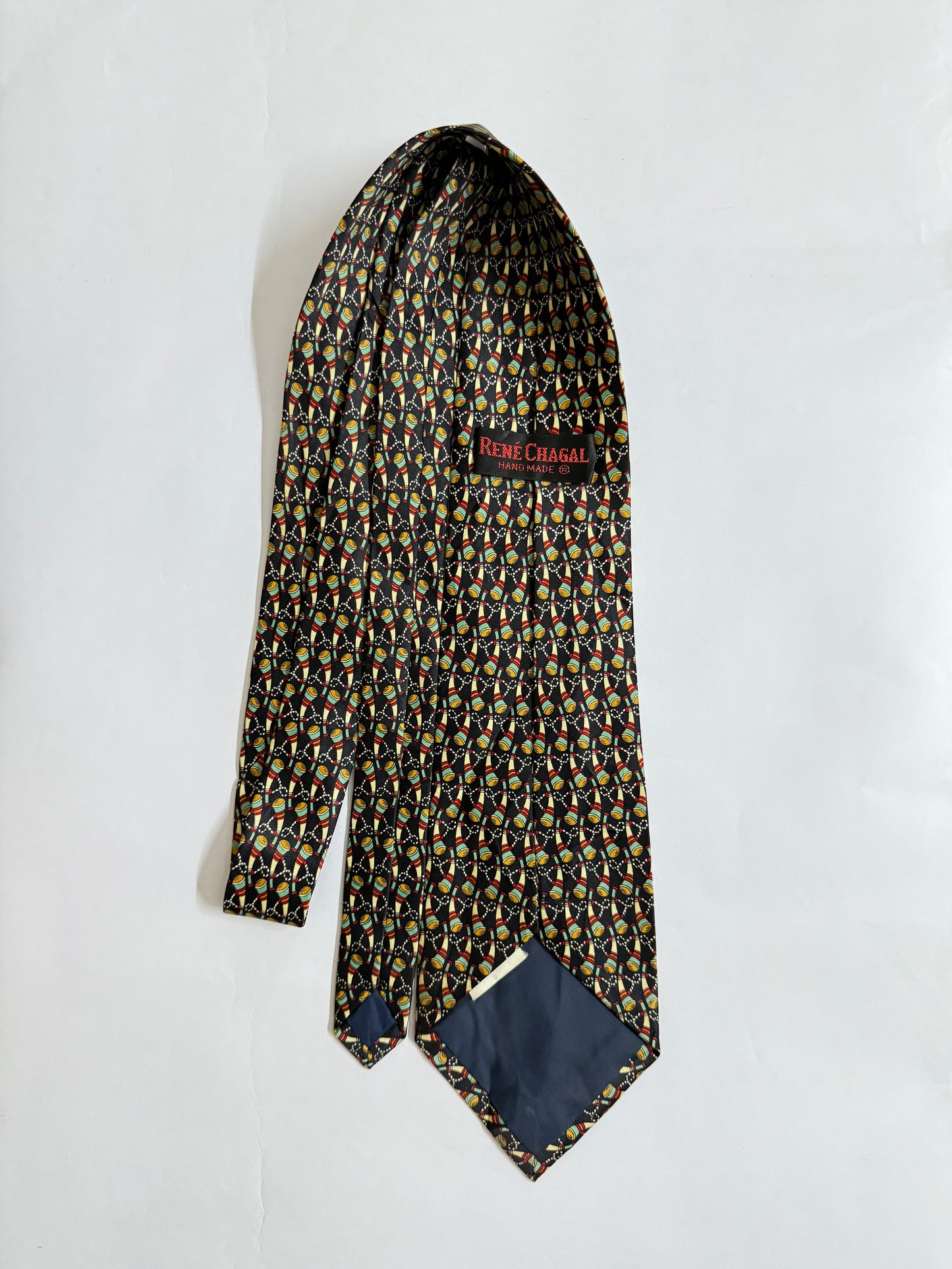 Rene Chagal Vintage silk tie