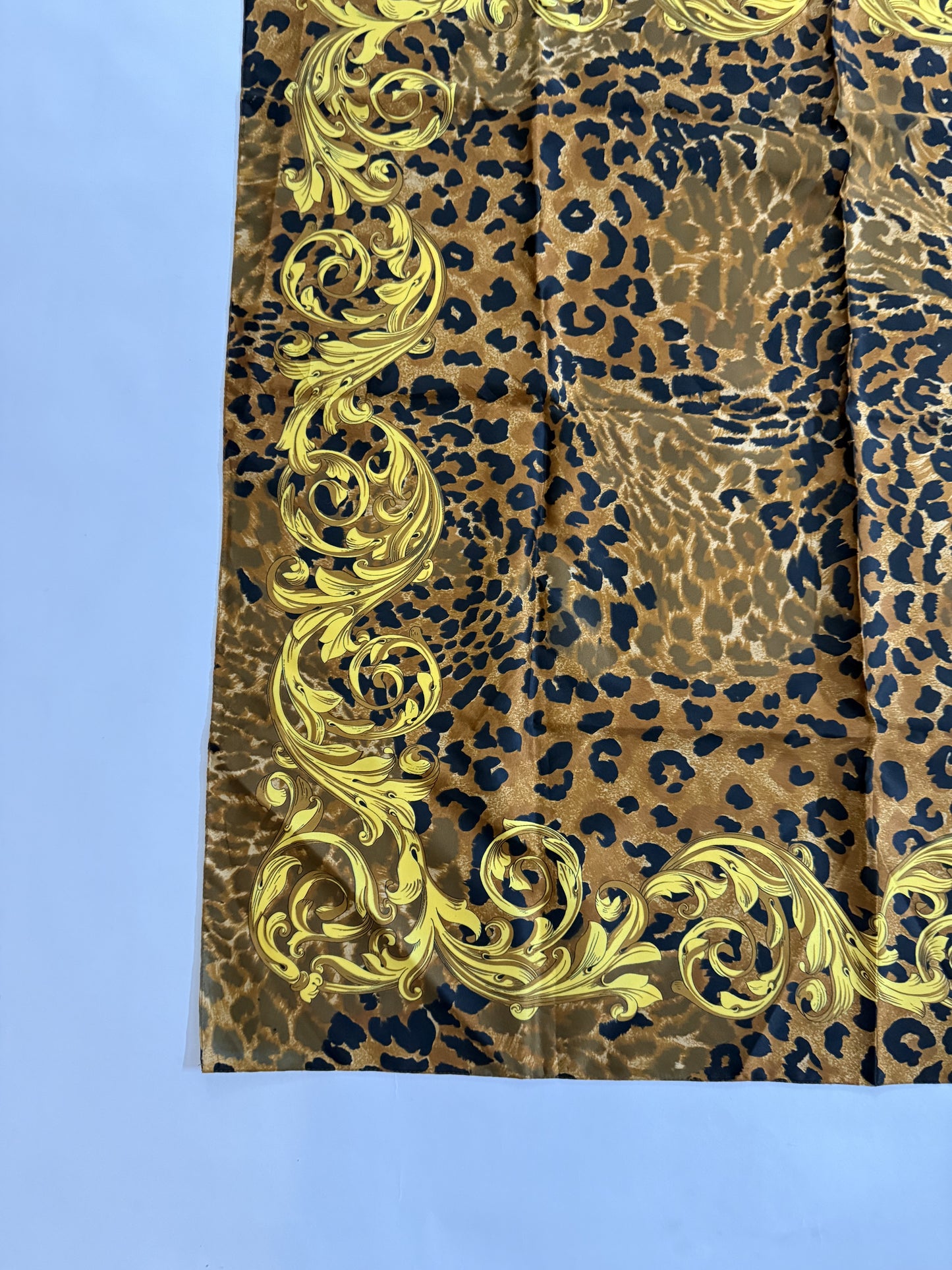 Leopard Print vintage silk scarves