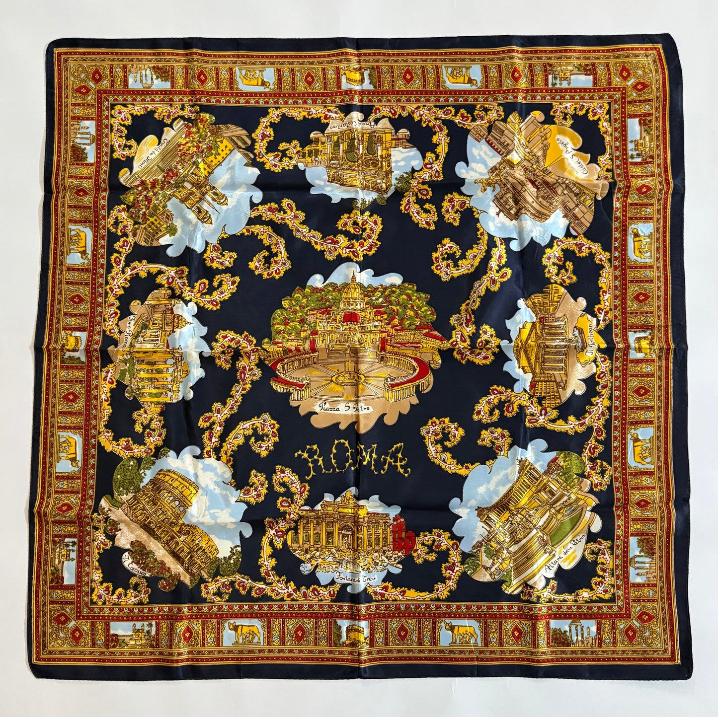 Roma vintage silk scarves