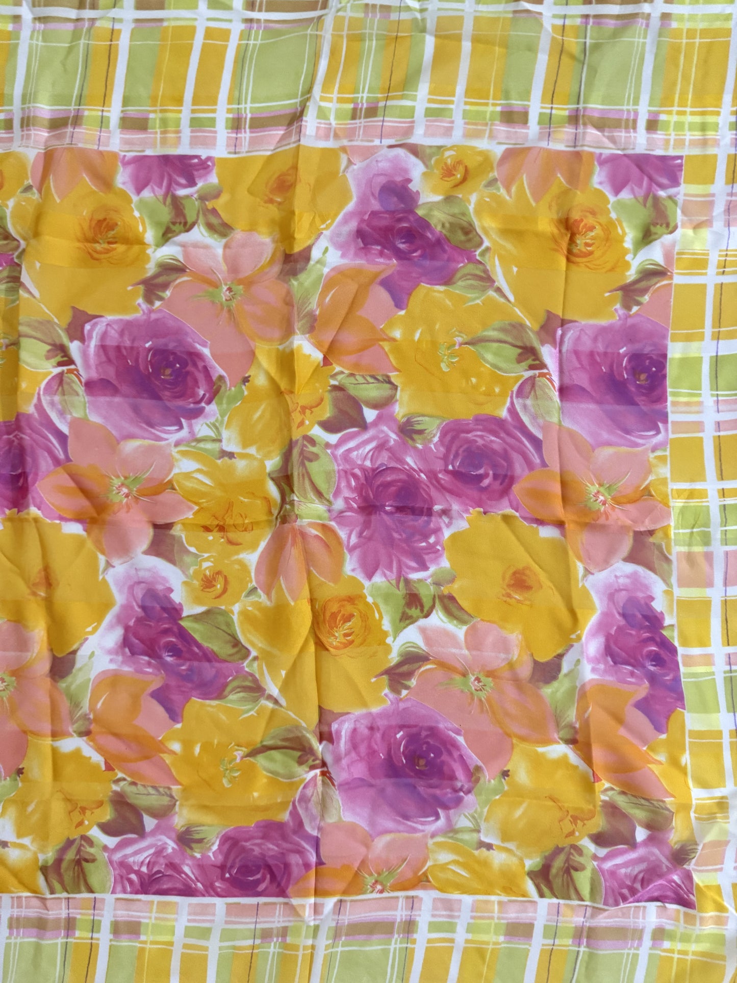 Roses Print vintage Silk scarves