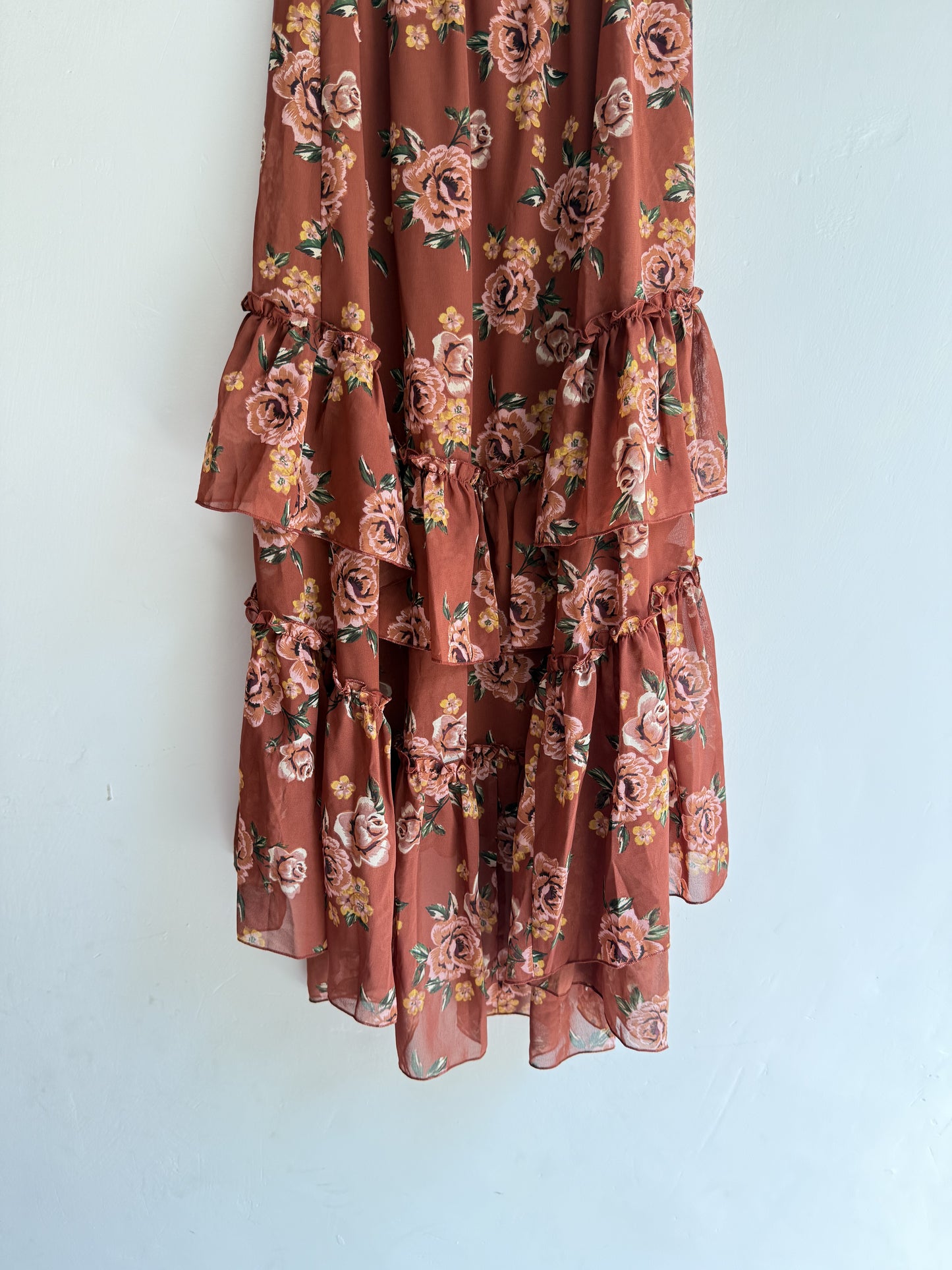 Floral Flared skirt