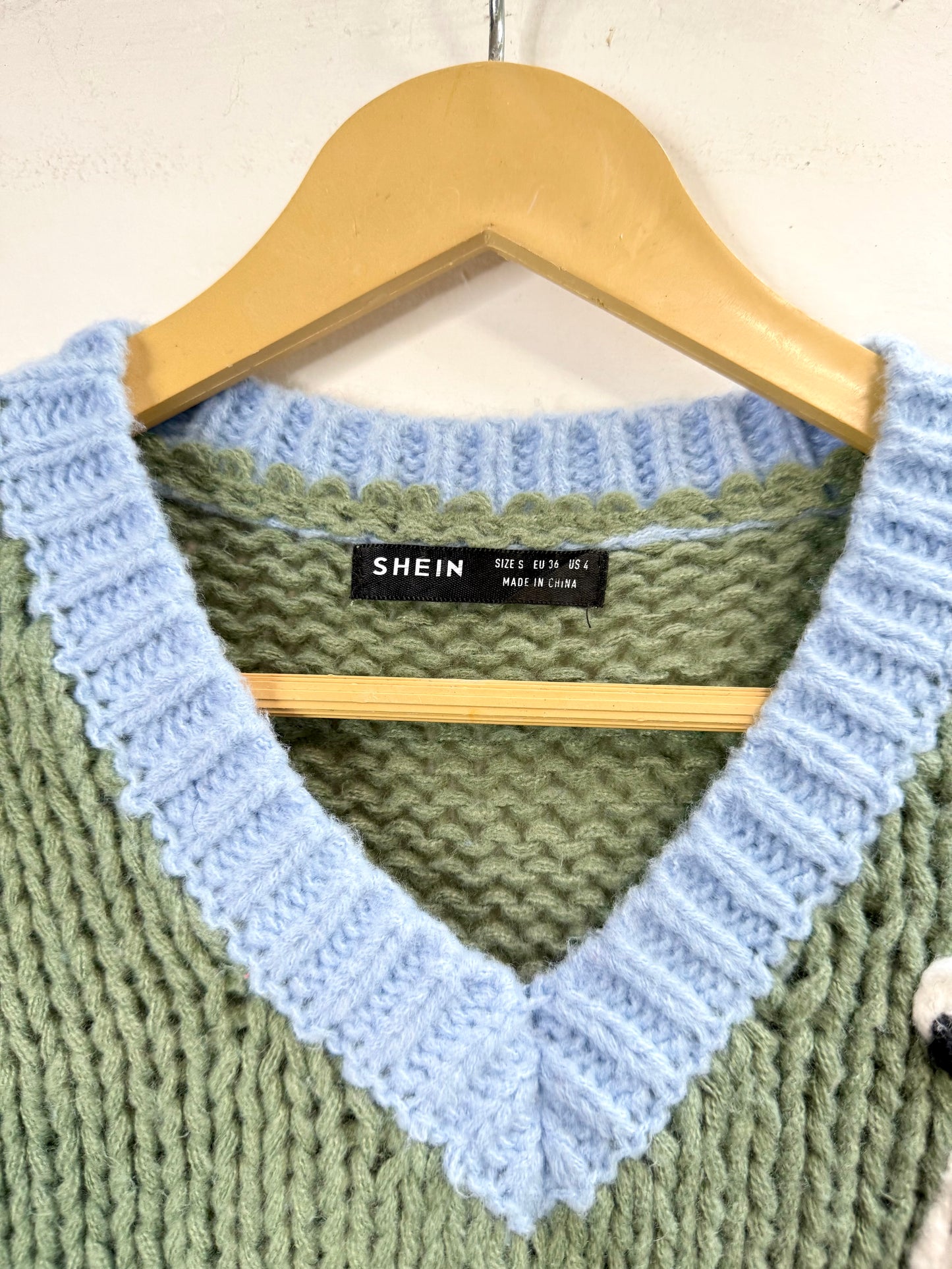 Shein Crop Woollen Sweater’s